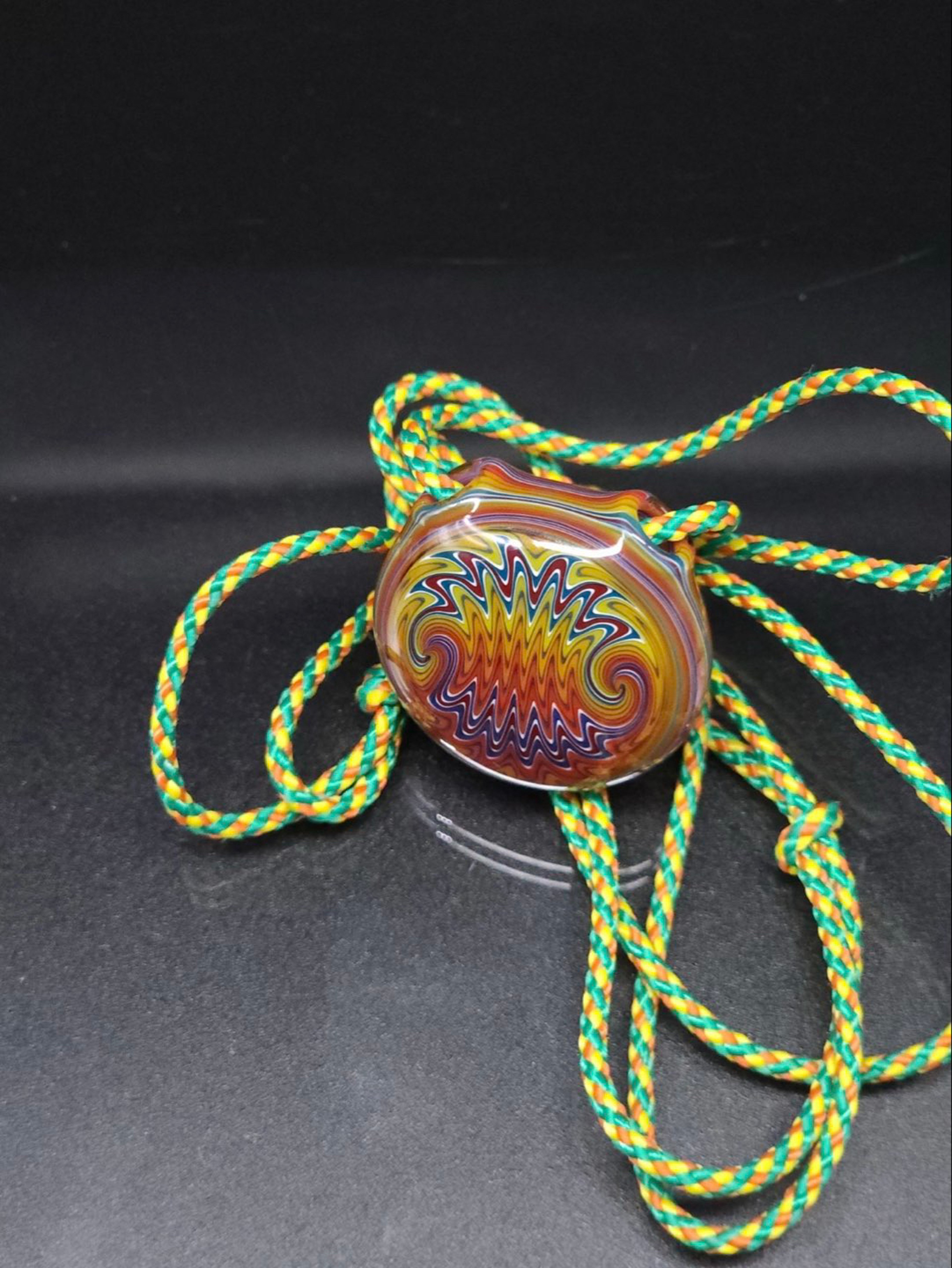 Briggs Glassworks Hollow Wig Wag Pendant image 0