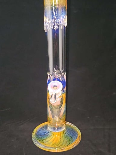 Preview pic of Ripple Fumeworked Straight Tube