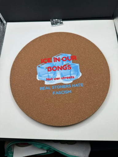 Preview pic of Ice in our Bongs not our streets Dab Mat