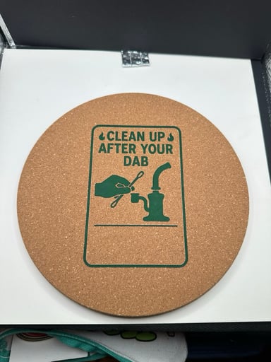 Preview pic of Clean up after your dab Dab Mat