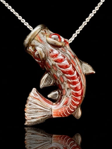 Preview pic of Nathan Belmont Koi Pendant