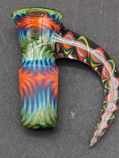 Preview pic of FULL WIG WAG 18MM HEADY SLIDE W/ CLAW - BY CONNOR KLAUS