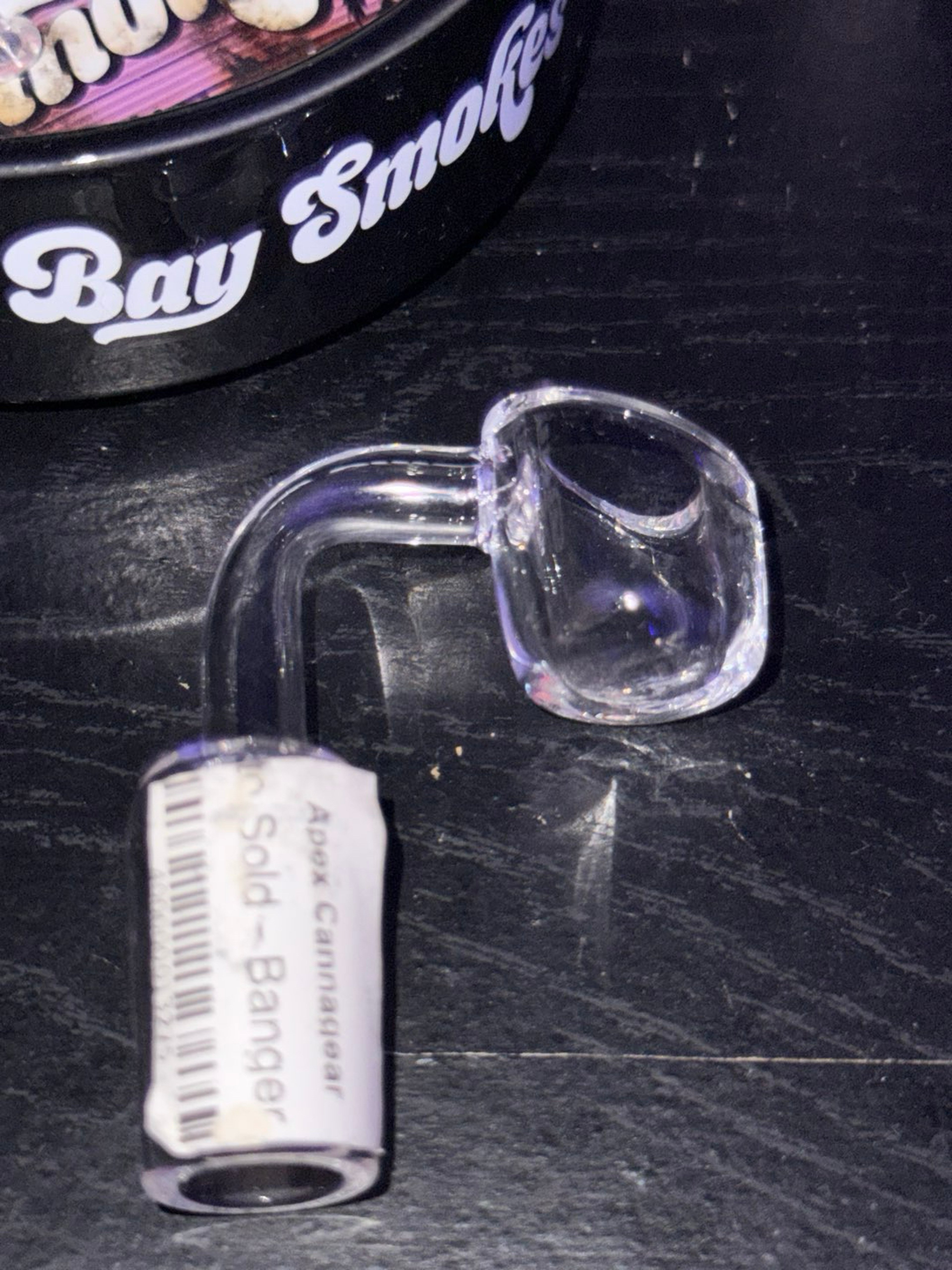 Preview pic of 18mm quartz slanted bucket banger