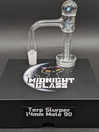 Preview pic of MIDNIGHT QUARTZ GRIDED SLURPER SET 14MM
