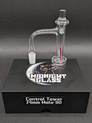 Preview pic of MIDNIGHT QUARTZ CONTROL TOWER BANGER SET 14MM