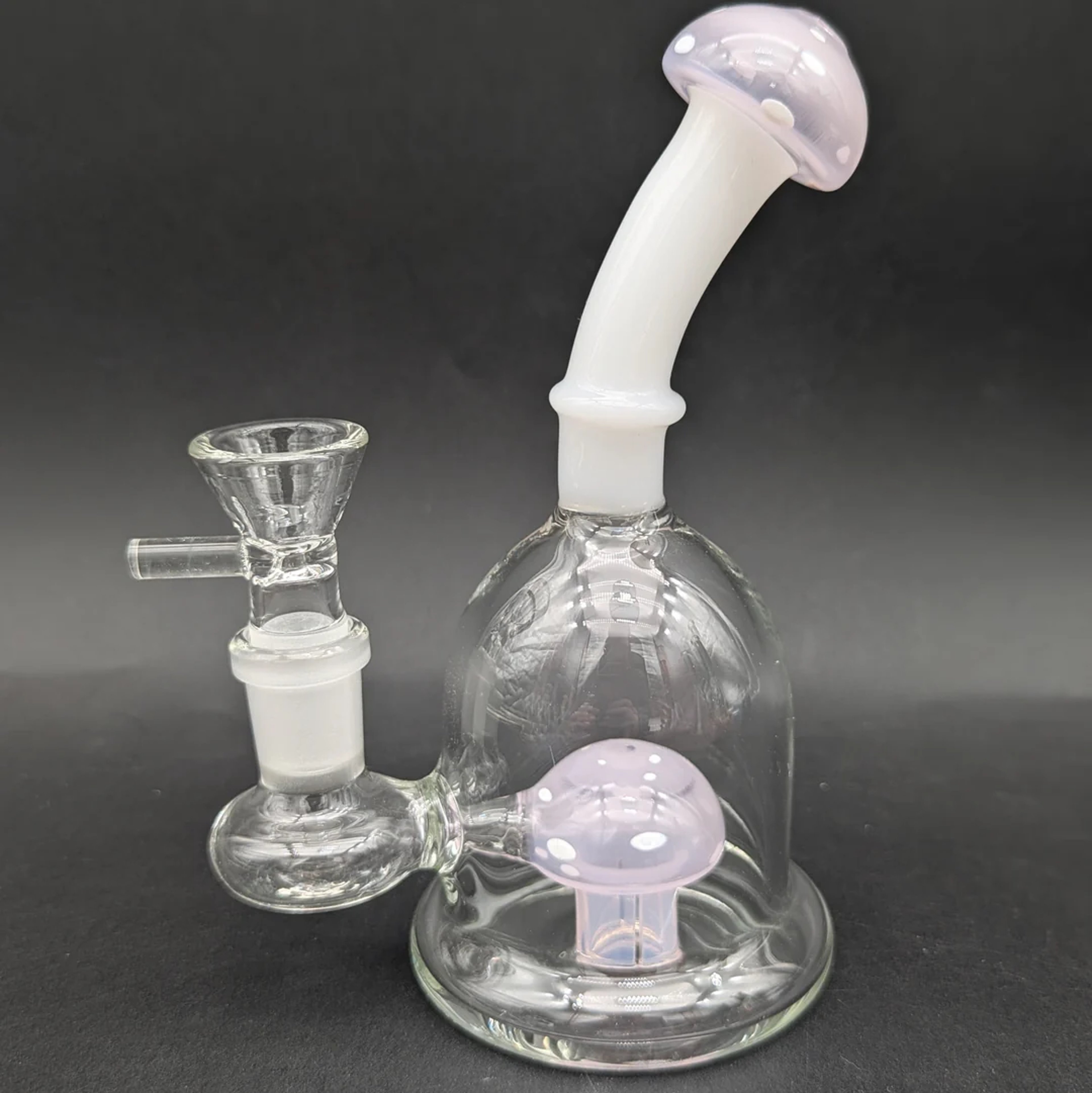 Preview pic of 6" MUSHROOM PERC BENT NECK BONG
