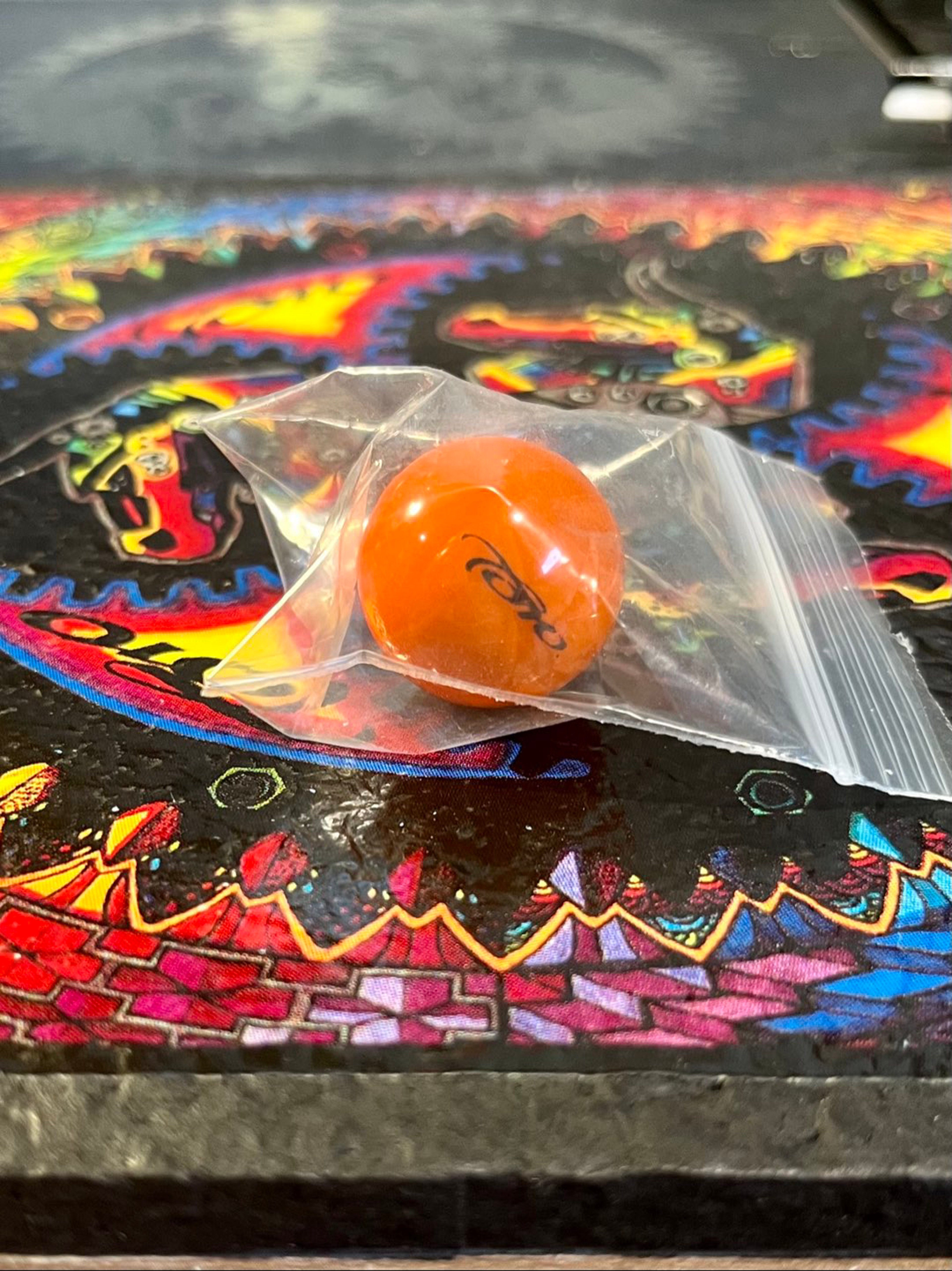 Preview pic of Orange Crayon Toro Marble
