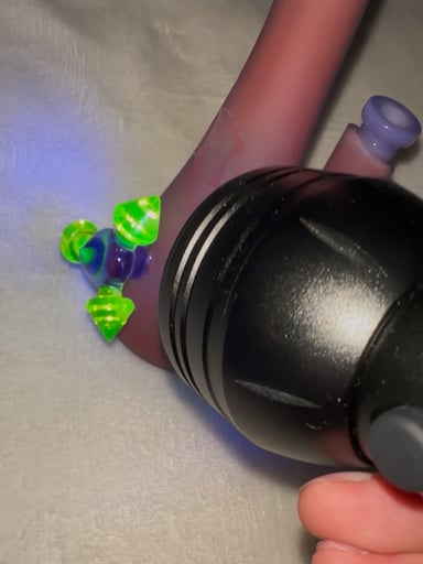 Preview pic of Huffy Glass SandBlasted/Etched/UV Rig