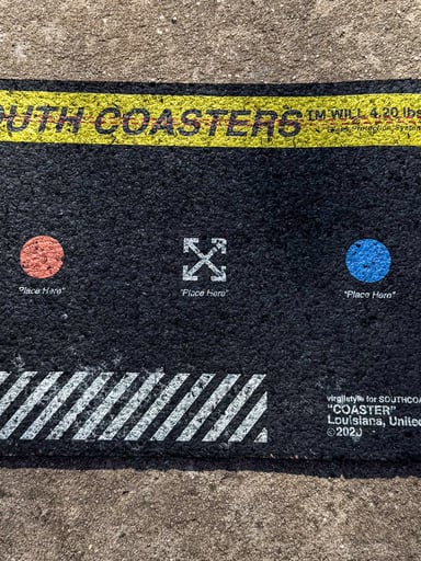 Preview pic of ‘Off-White’ x South Coasters XL Moodmat