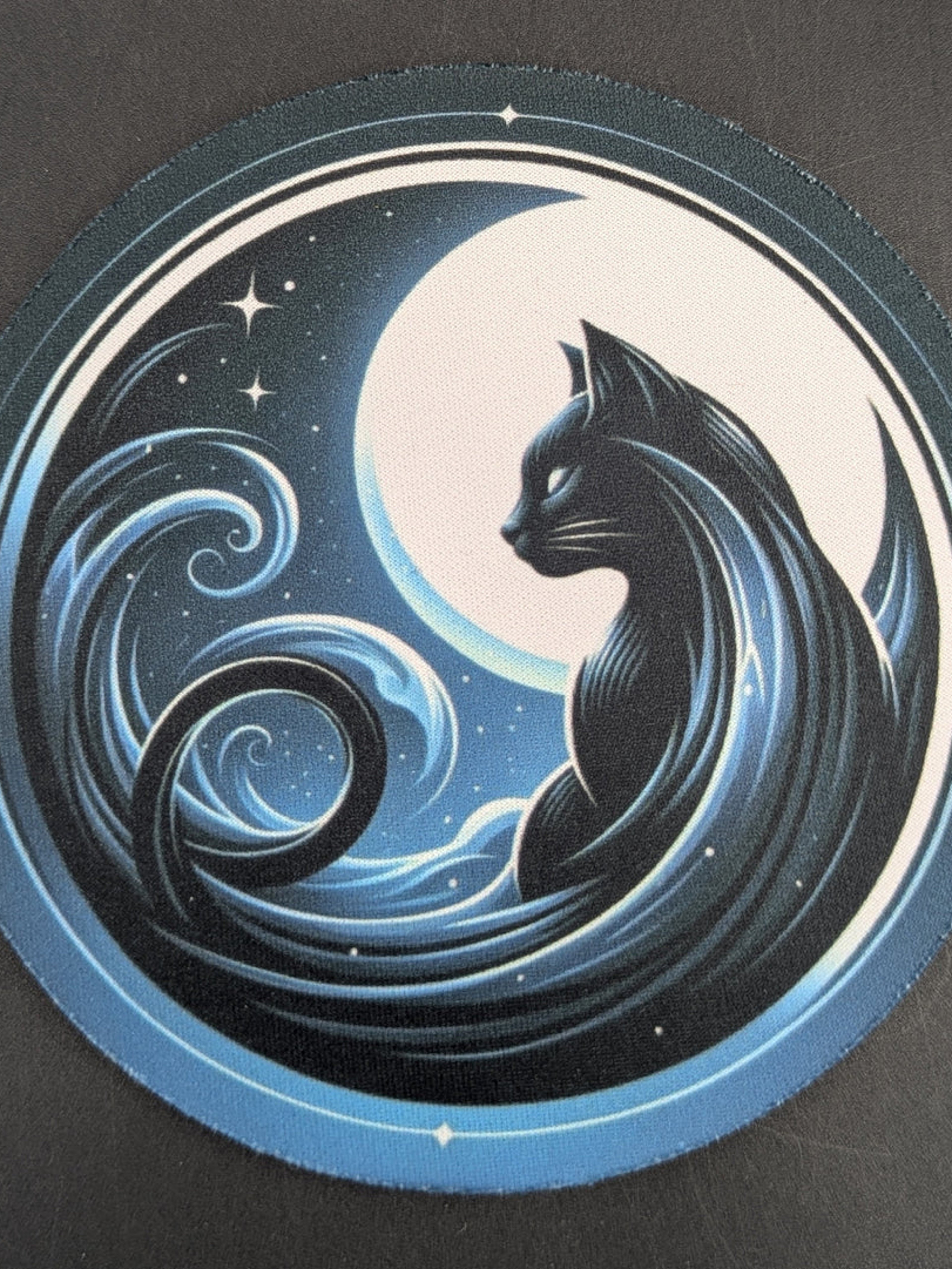 MIDNIGHT GLASS "IN THE CLOUDS" DAB MAT MINI image 0