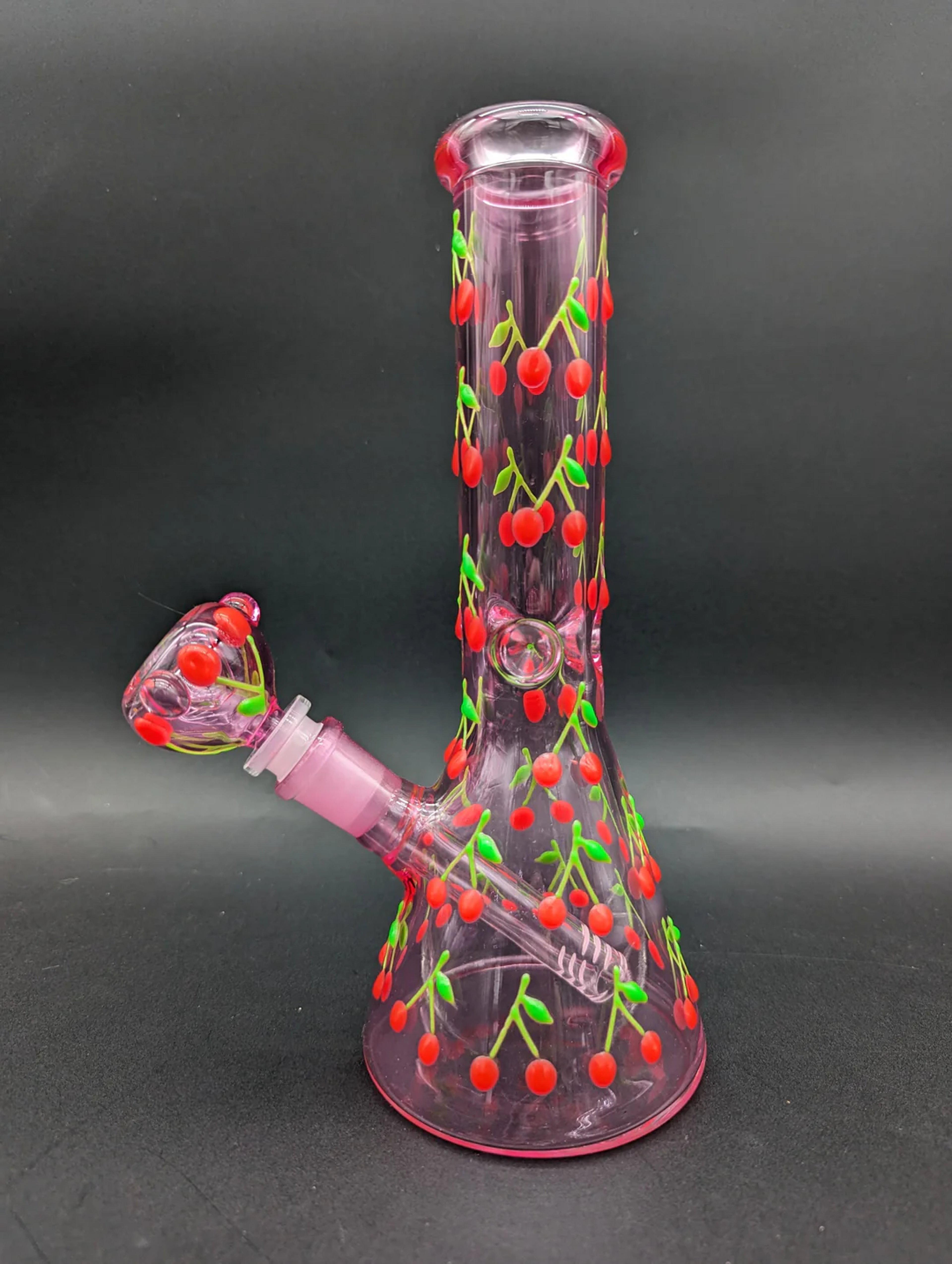 Preview pic of CHERRIES GLOW IN THE DARK BEAKER 10"