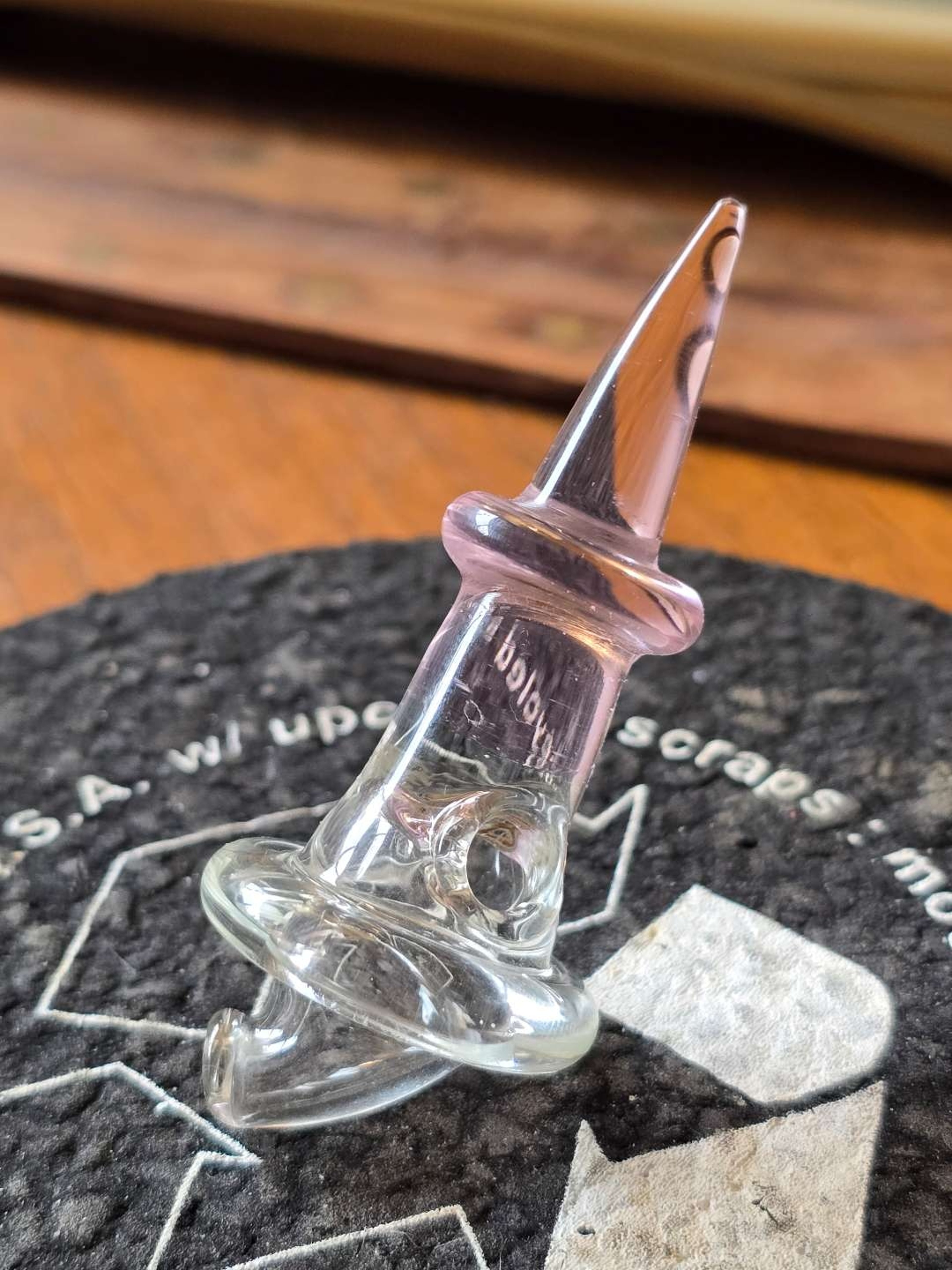 Pink and Clear Carb Cap image 0
