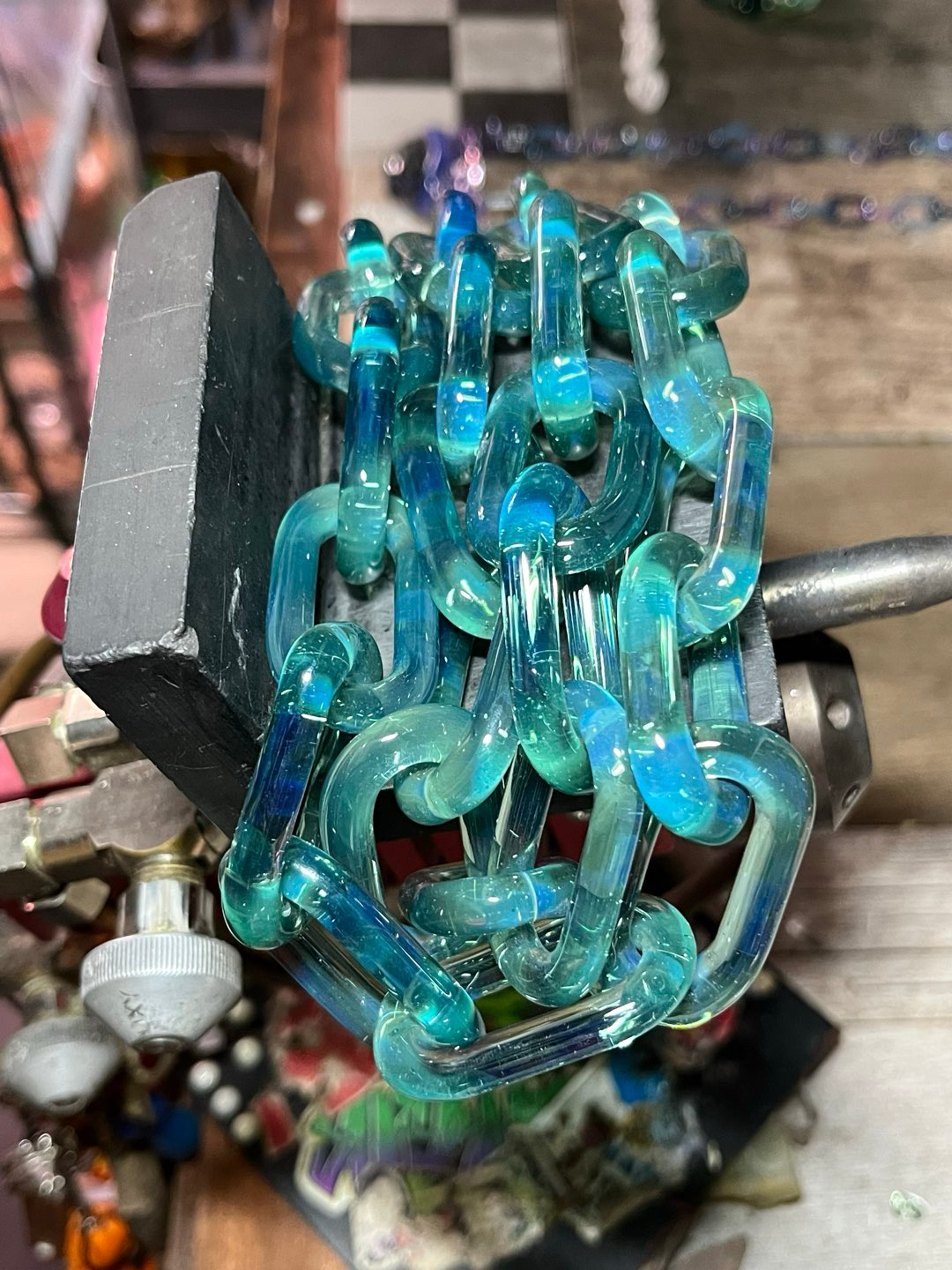 Preview pic of Pinocchio green big link chain