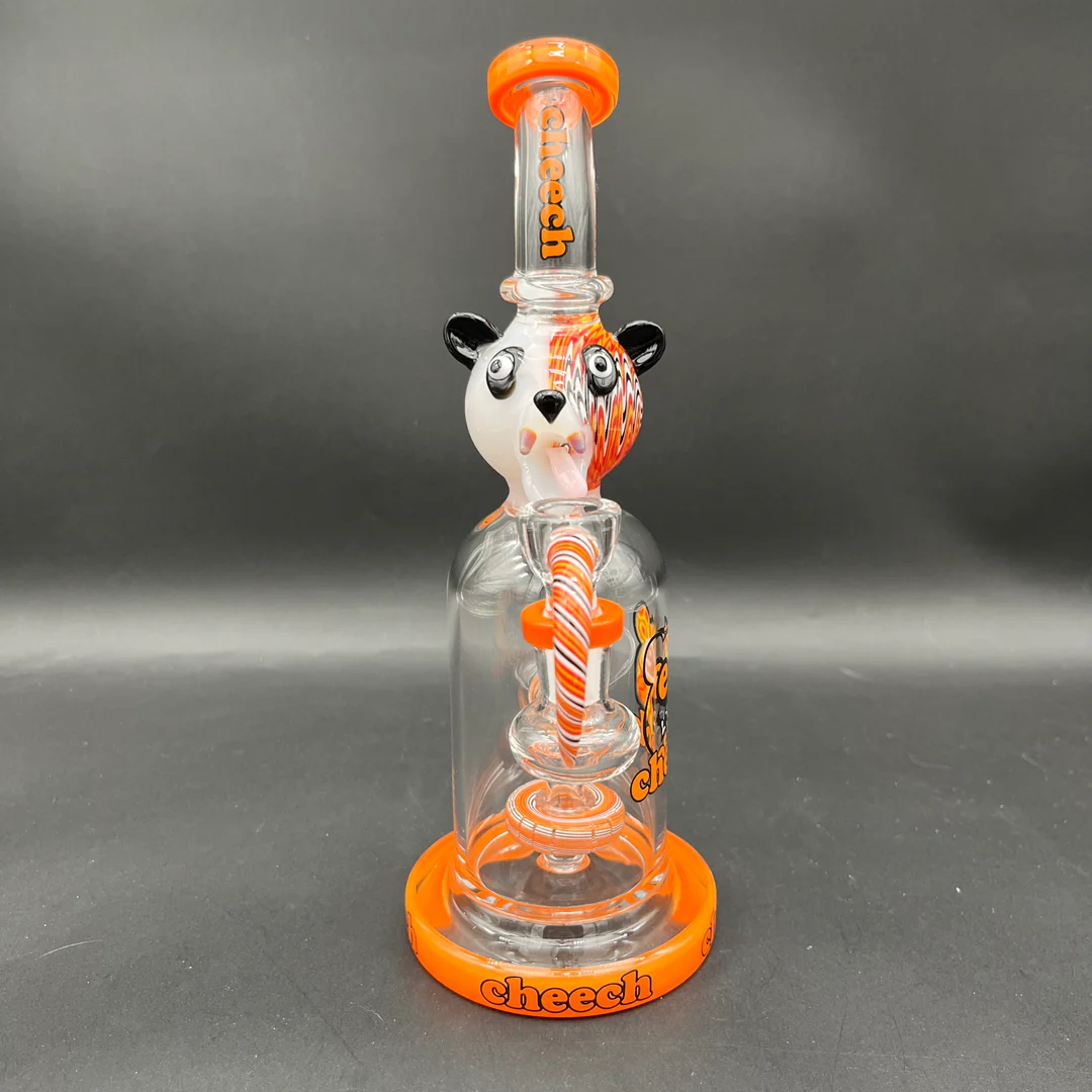 Preview pic of CHEECH GLASS - 10" TRIPPY PANDA TIME WATER PIPE