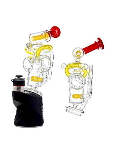 Preview pic of Colorflow Recycler Glass Attachment for Puffco Peak OG & Pro