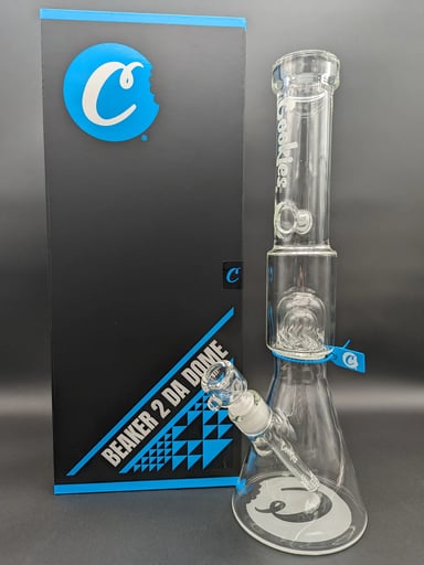 Preview pic of COOKIES 2 DA DOME BEAKER GLASS WATER PIPE | 17" | 14MM F
