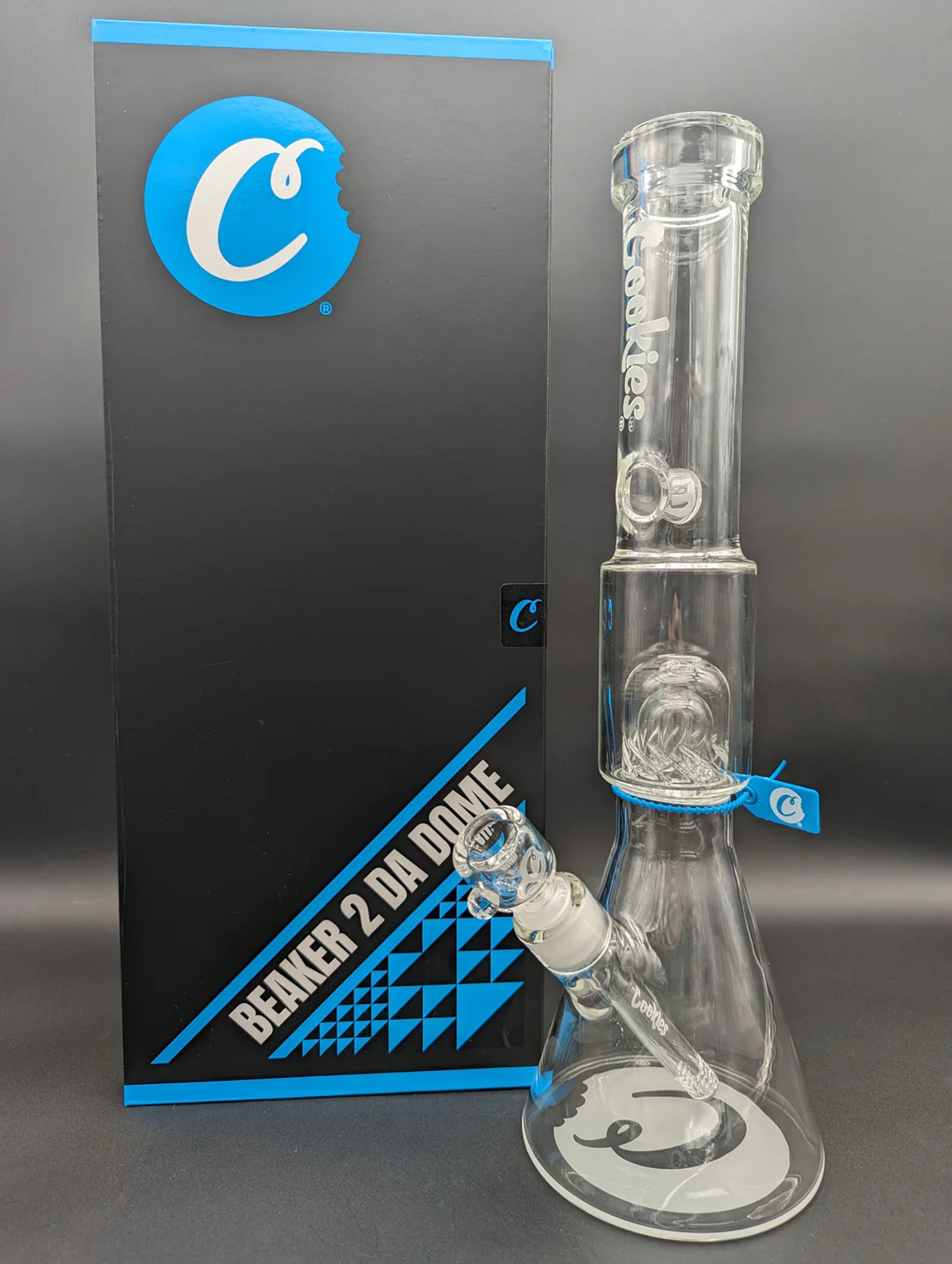 COOKIES 2 DA DOME BEAKER GLASS WATER PIPE | 17" | 14MM F image 0