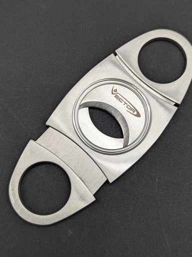 Preview pic of VECTOR DOUBLE BLADE METAL CIGAR CUTTER