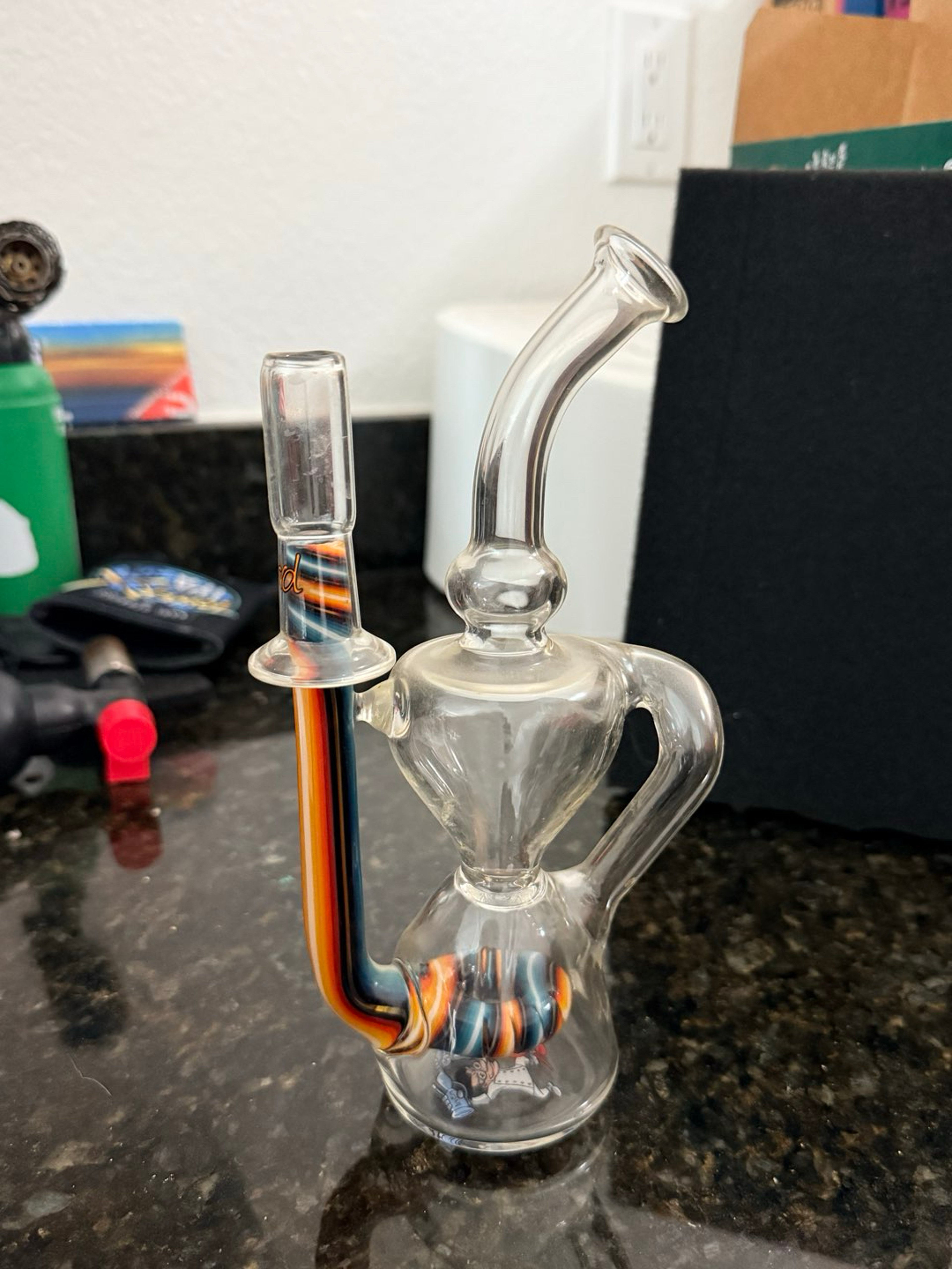 Nerd Glass Fire & Ice Recycler image 0