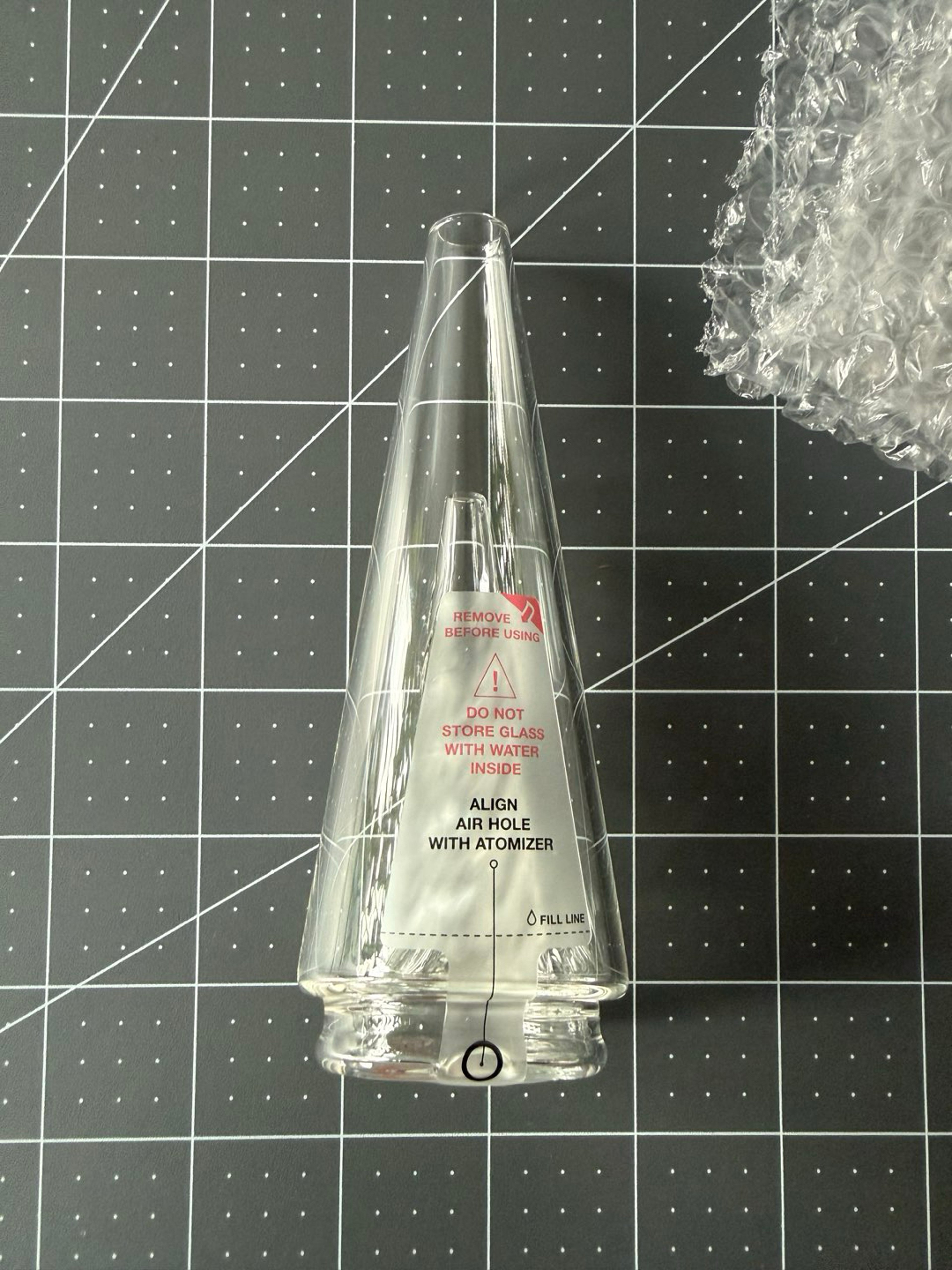 Preview pic of New Puffco peak pro stock glass with labels and stickers never used