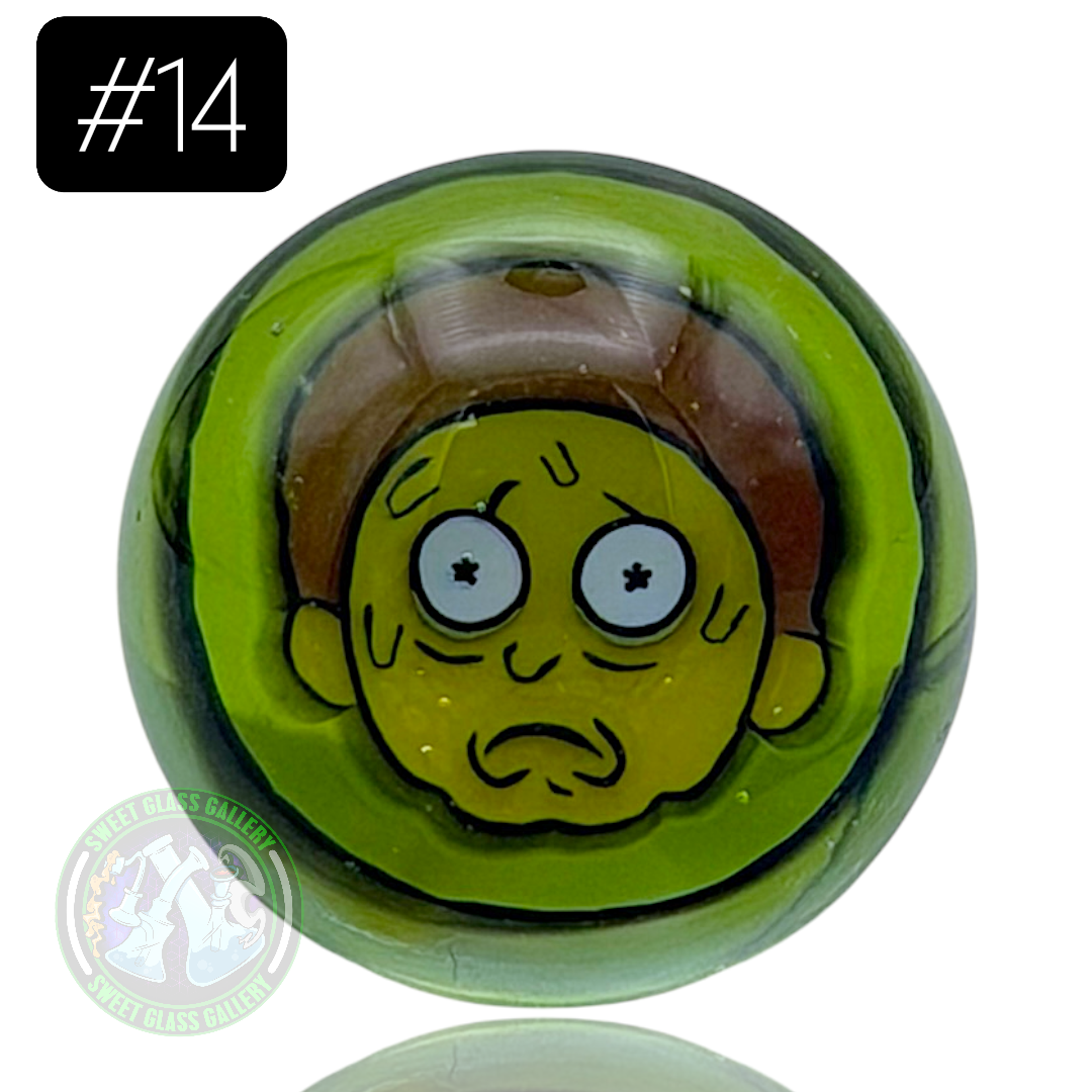 Keys Glass - Marble #14 (Morty - Rick & Morty) image 0