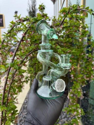 Preview pic of Glasstro glass - Seafoam Tonic recycler