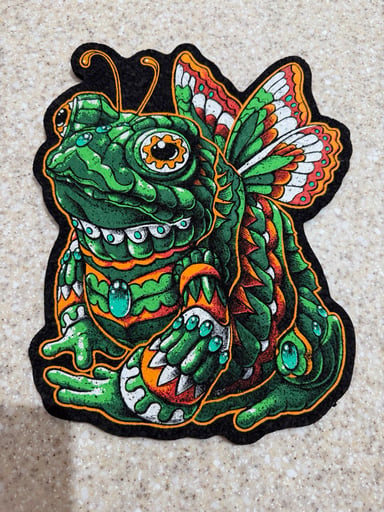 Preview pic of UV Toad Fairy Moodmat: Bioworkz Collab.