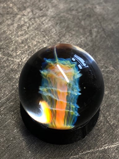 Preview pic of Sliver fume honey comb marble