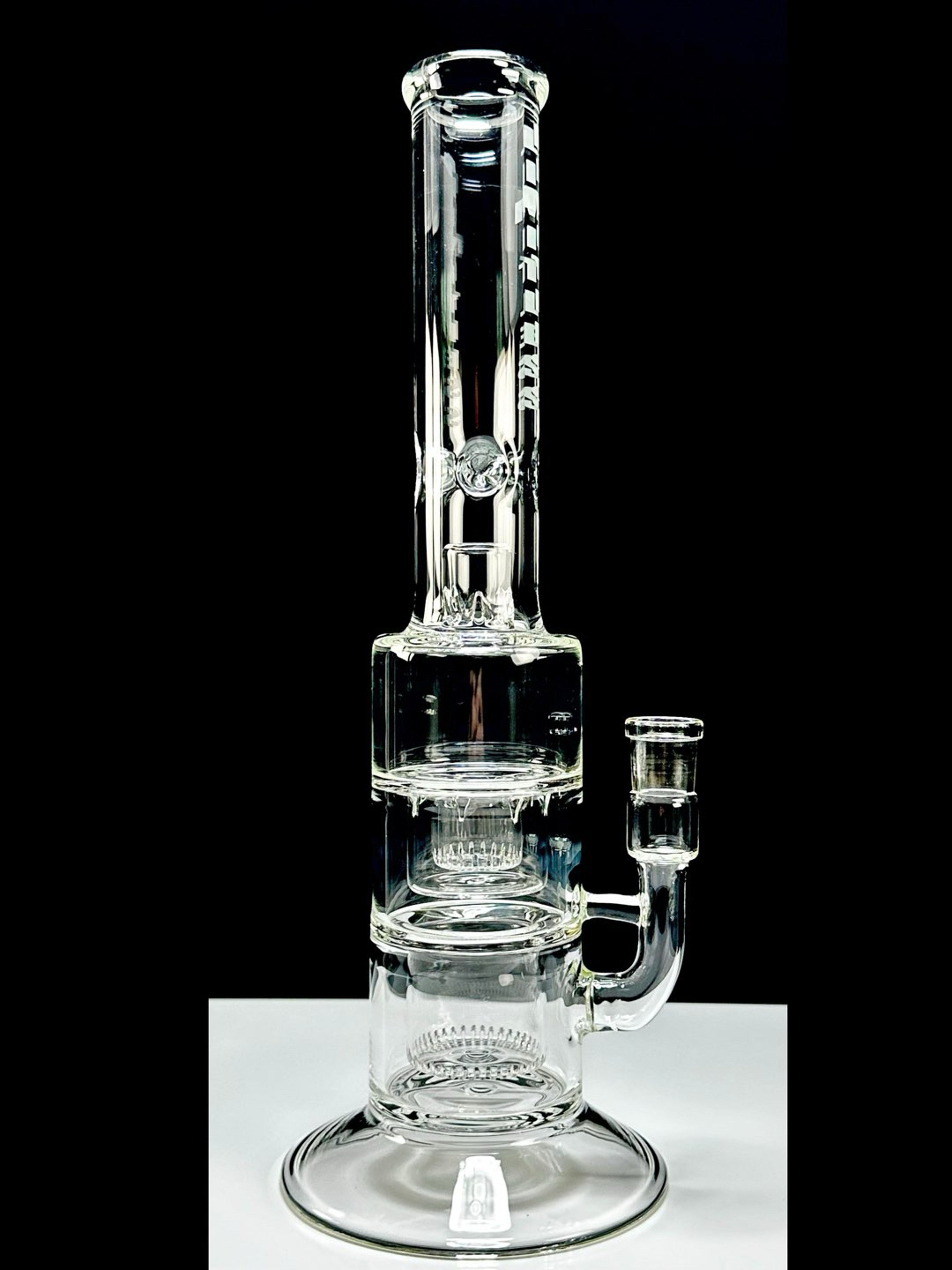 LIMITLESS GLASS DOUBLE SHOWERHEAD FLOWER TUBE image 0