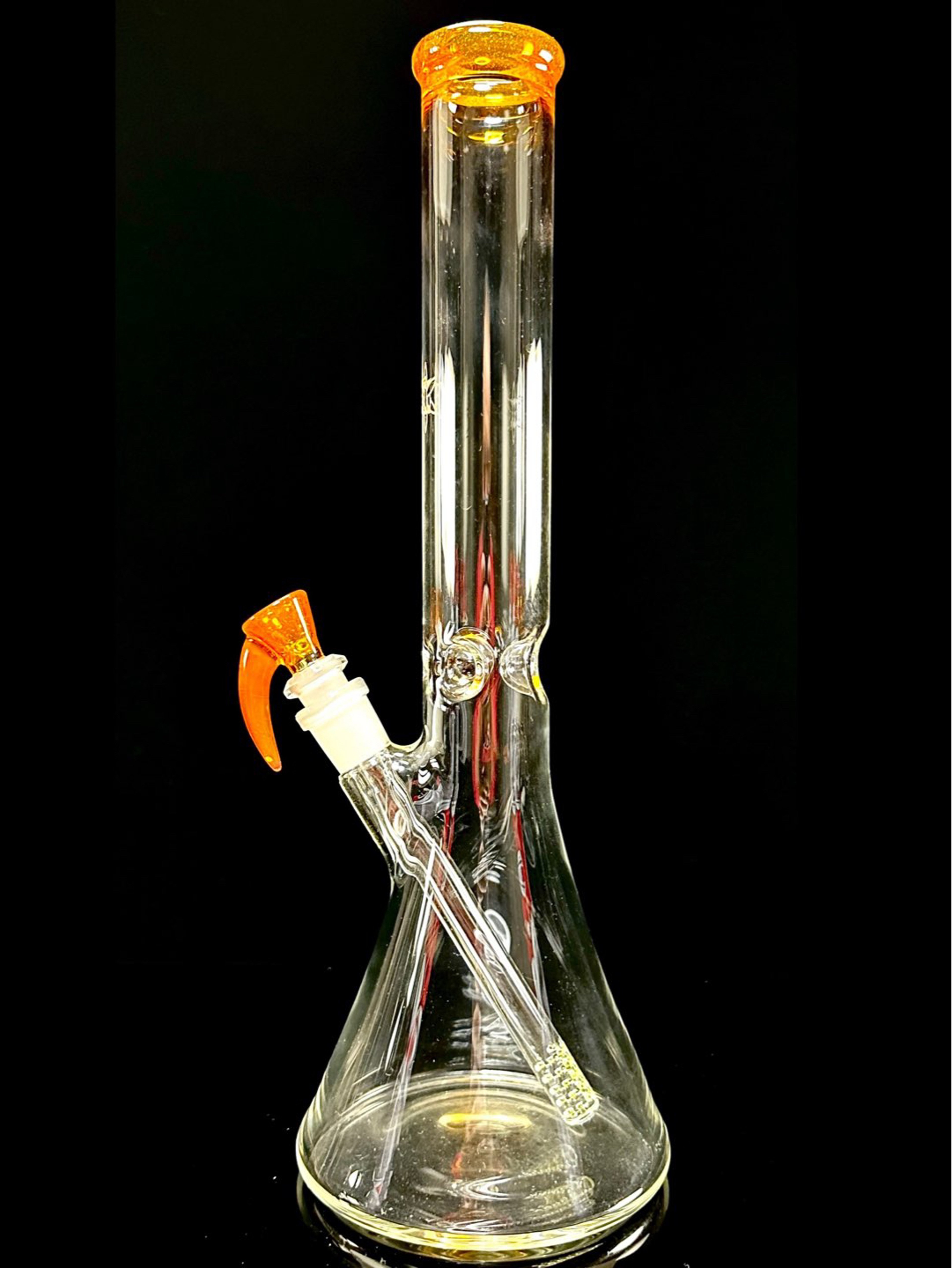 Preview pic of ILL Glass Thomas's Orange 15.5" Beaker