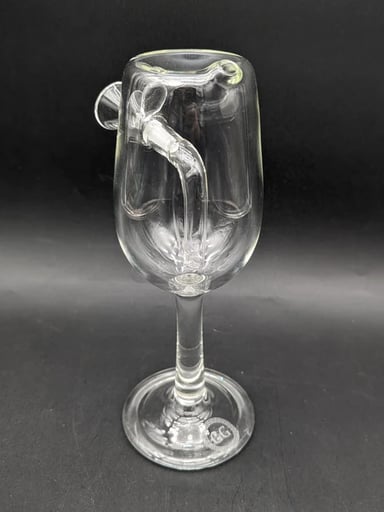 Preview pic of Greek Glass Wine Glass Bubbler