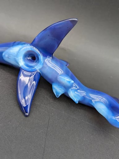 Preview pic of Mako Glass Dry Shark Pipe