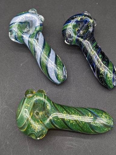 Preview pic of TKO Glass Heady Dichro Swirl Pipes