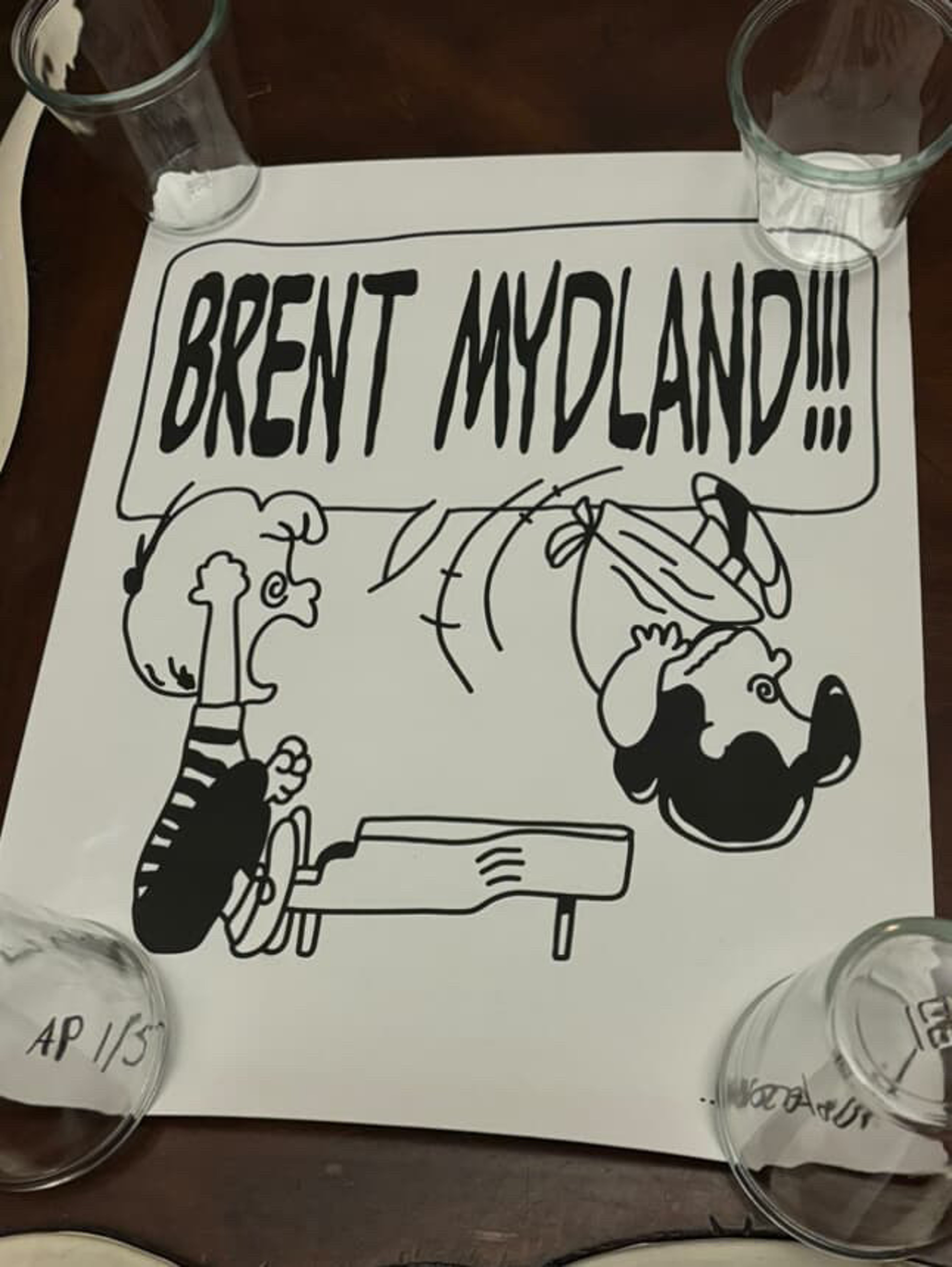 Preview pic of AP 1 of 5 Brent mydland wookerson peanuts