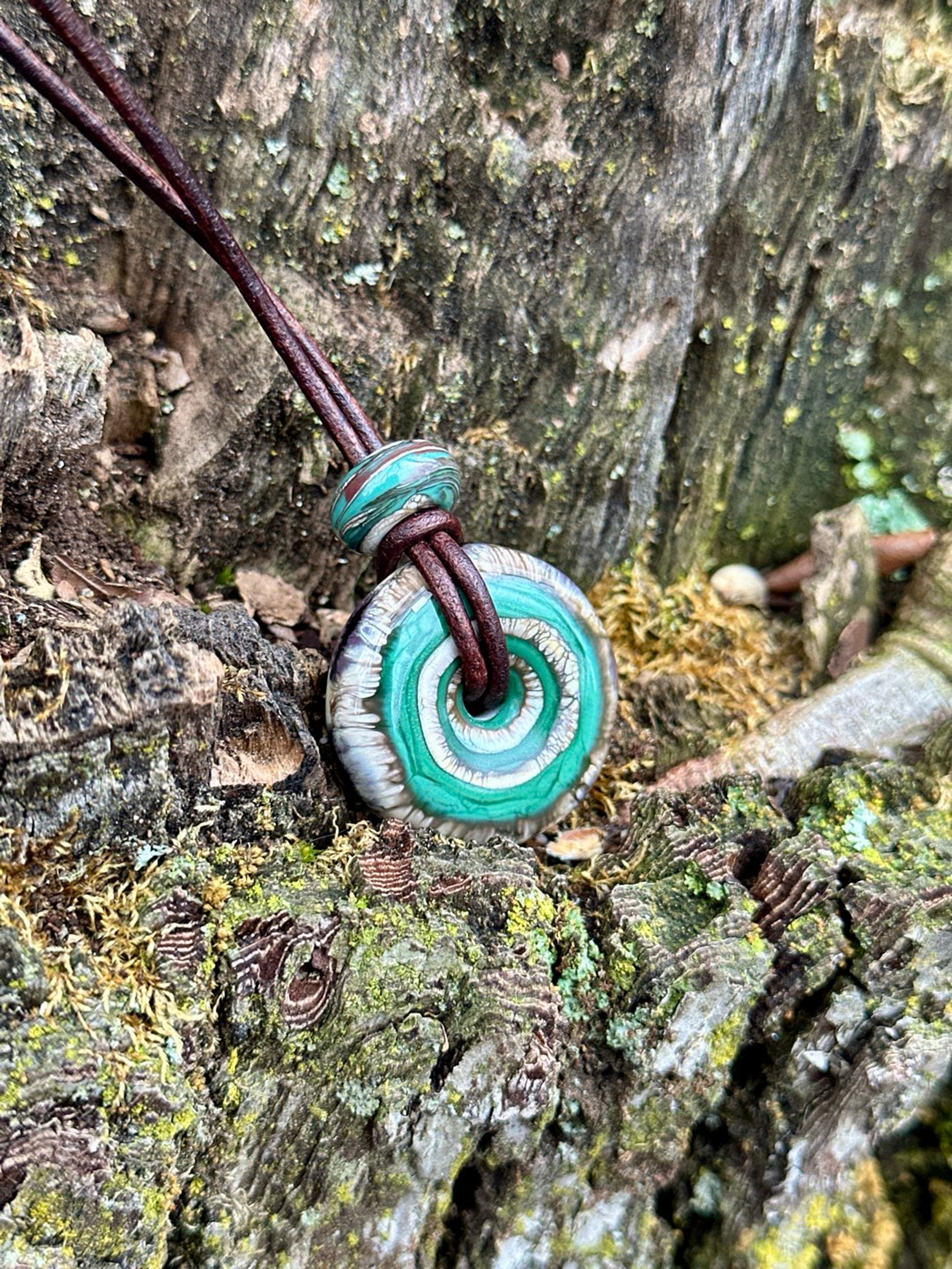 catwizard_glass amulet pendant image 0