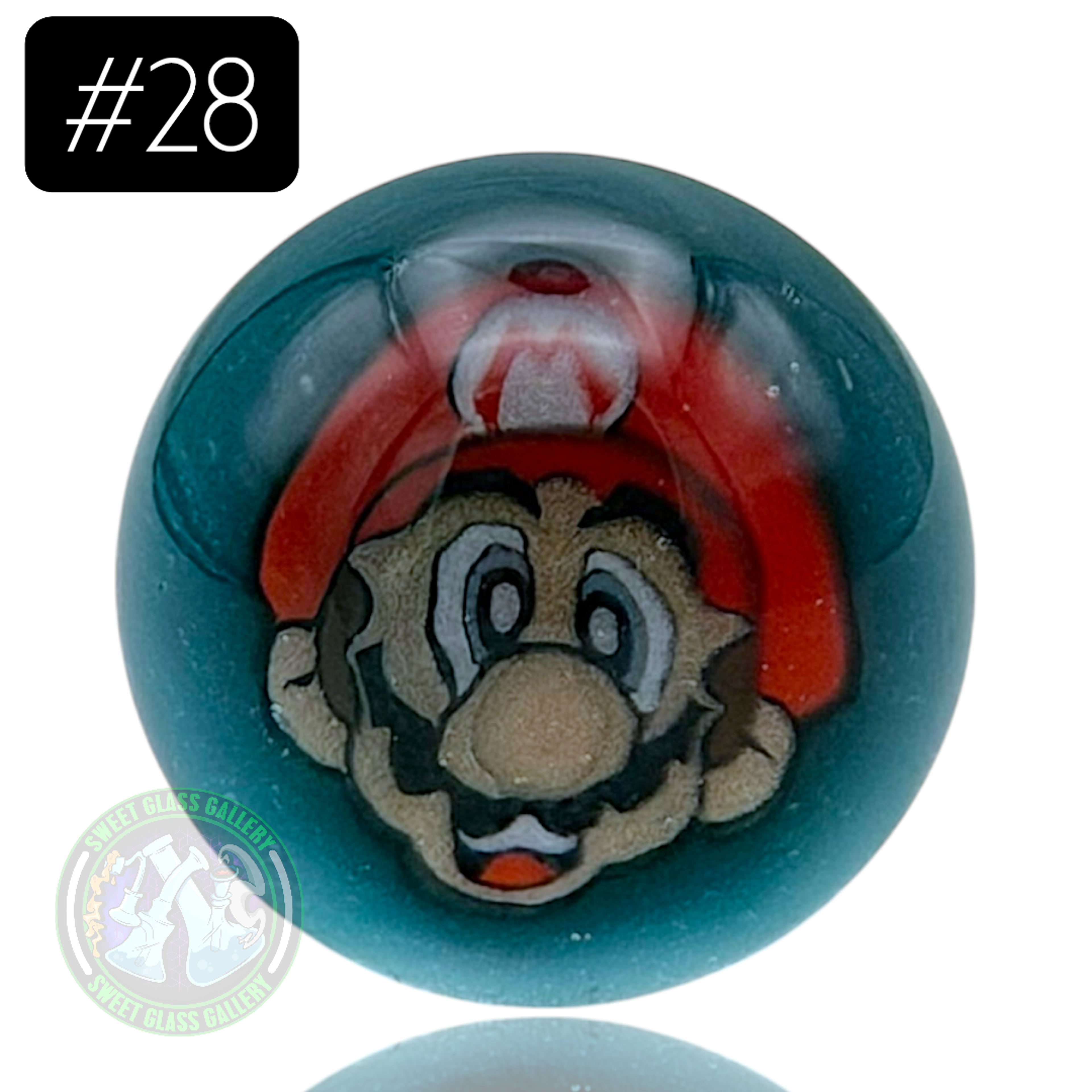 Keys Glass - Marble #28 (Mario - Mario) image 0