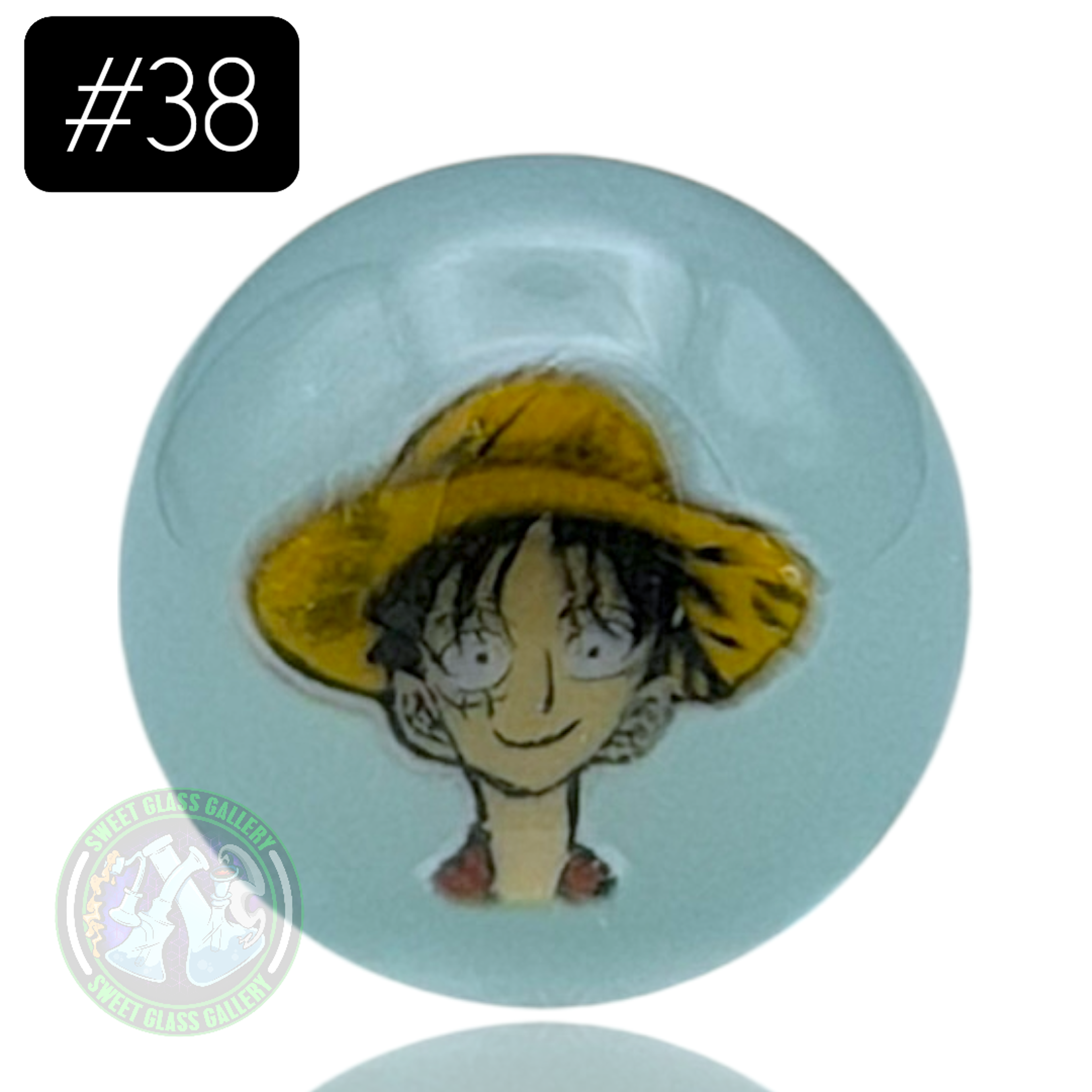 Keys Glass - Marble #38 (Luffy D Monkey - One Piecd) image 0