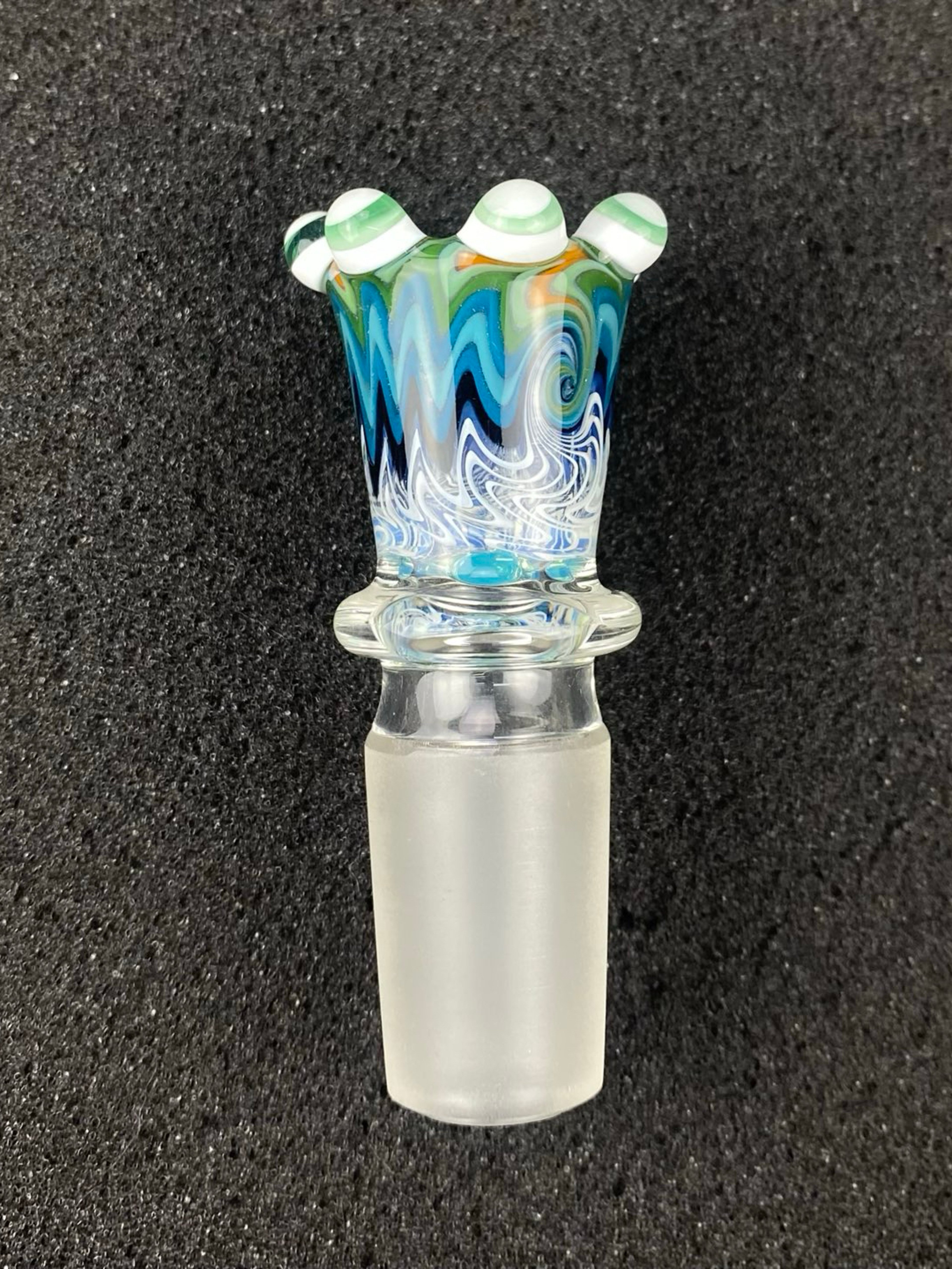 Who's Mike Fro - 18mm 4-Hole Glass Slide image 0