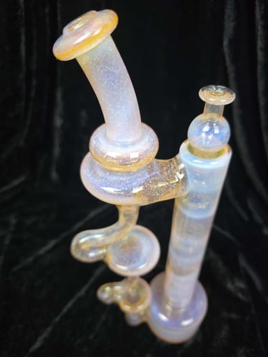 Preview pic of BEAR MOUNTAIN STUDIOS 3X5 RBR 10MM SHERBET CRUSHED OPAL