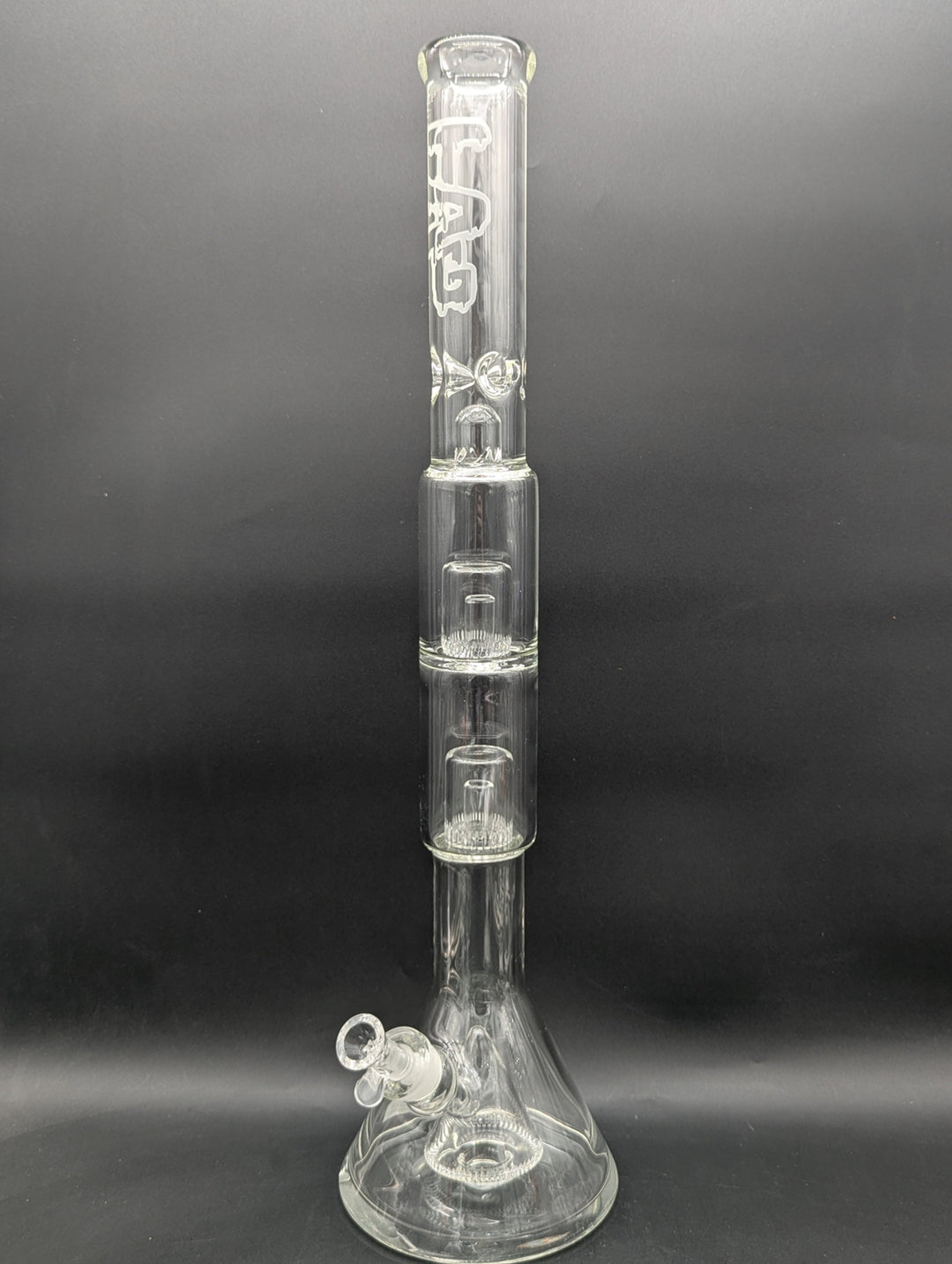 Preview pic of TAG - 24" SUPER SLIT PYRAMID TO DOUBLE SUPER SLIT FIXED FROTH SHOWERHEAD 50X7MM