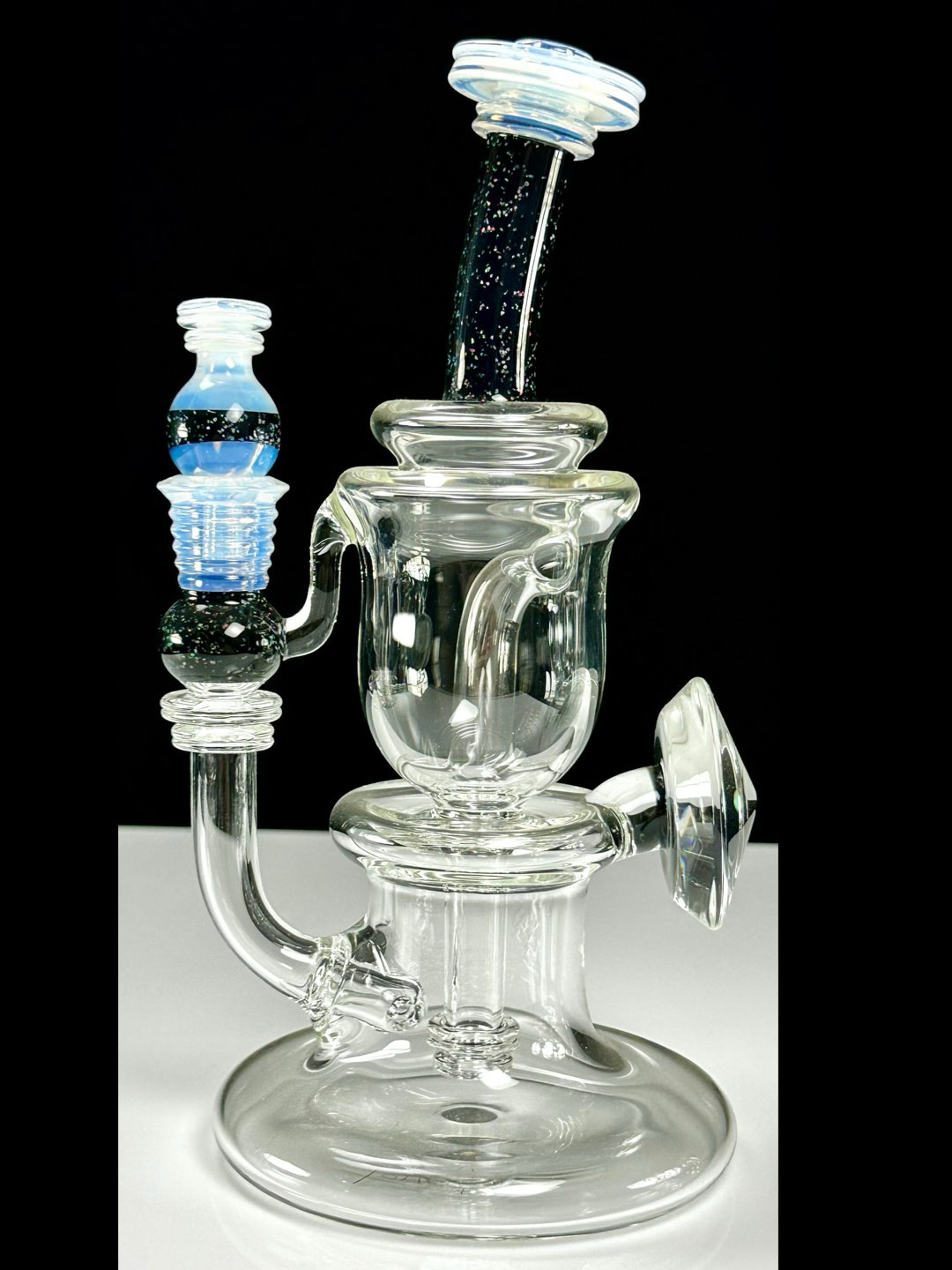 Tons of Fun 14mm Moonstone & Crushed Opal Single Uptake Incycler image 0