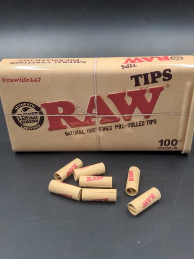 Preview pic of RAW PRE-ROLLED TIPS / 100PC TIN