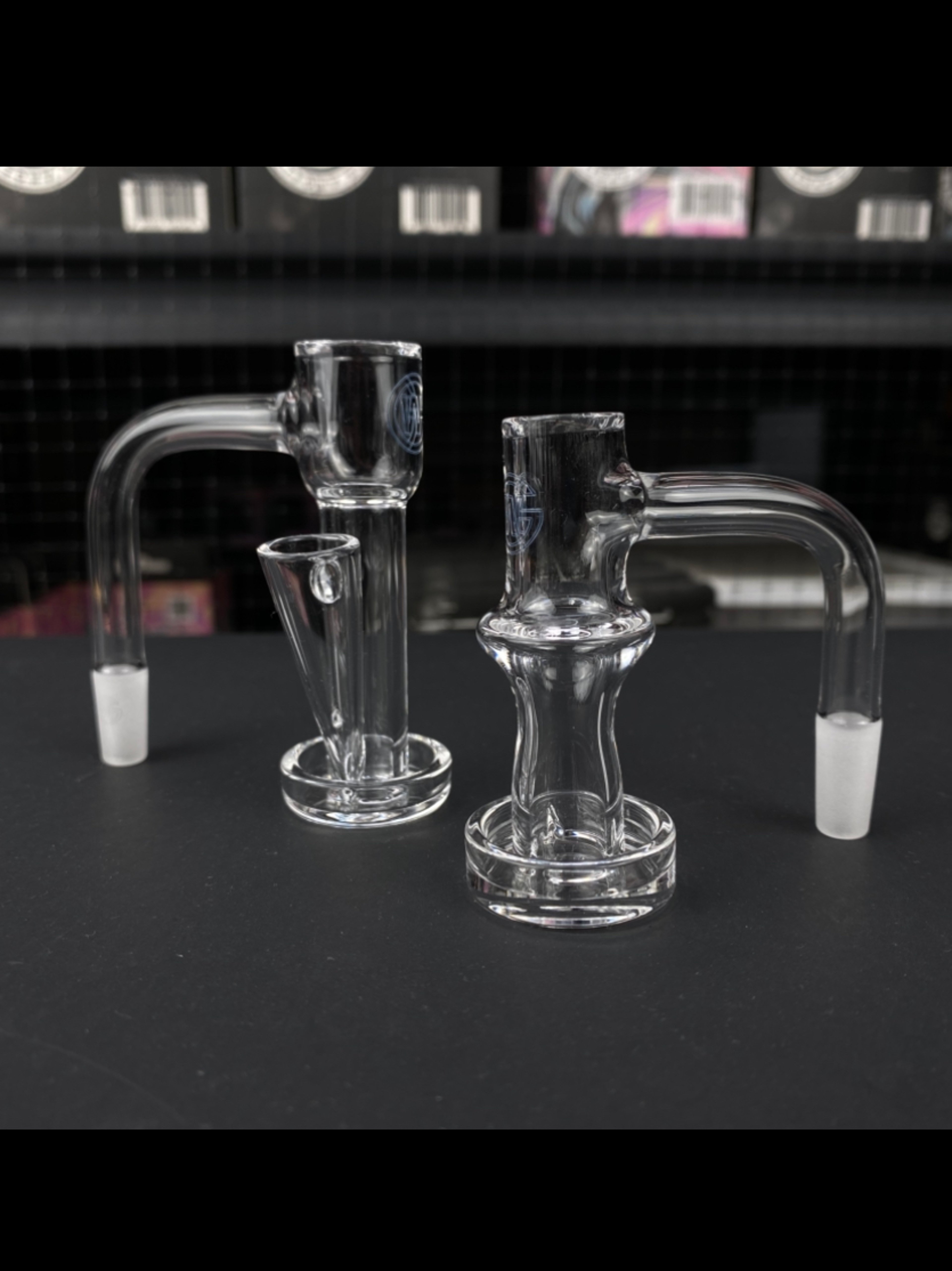 2nd Quality 10/90 Gee West Terp Slide + Terp Stack Quartz Banger - 2pc image 0