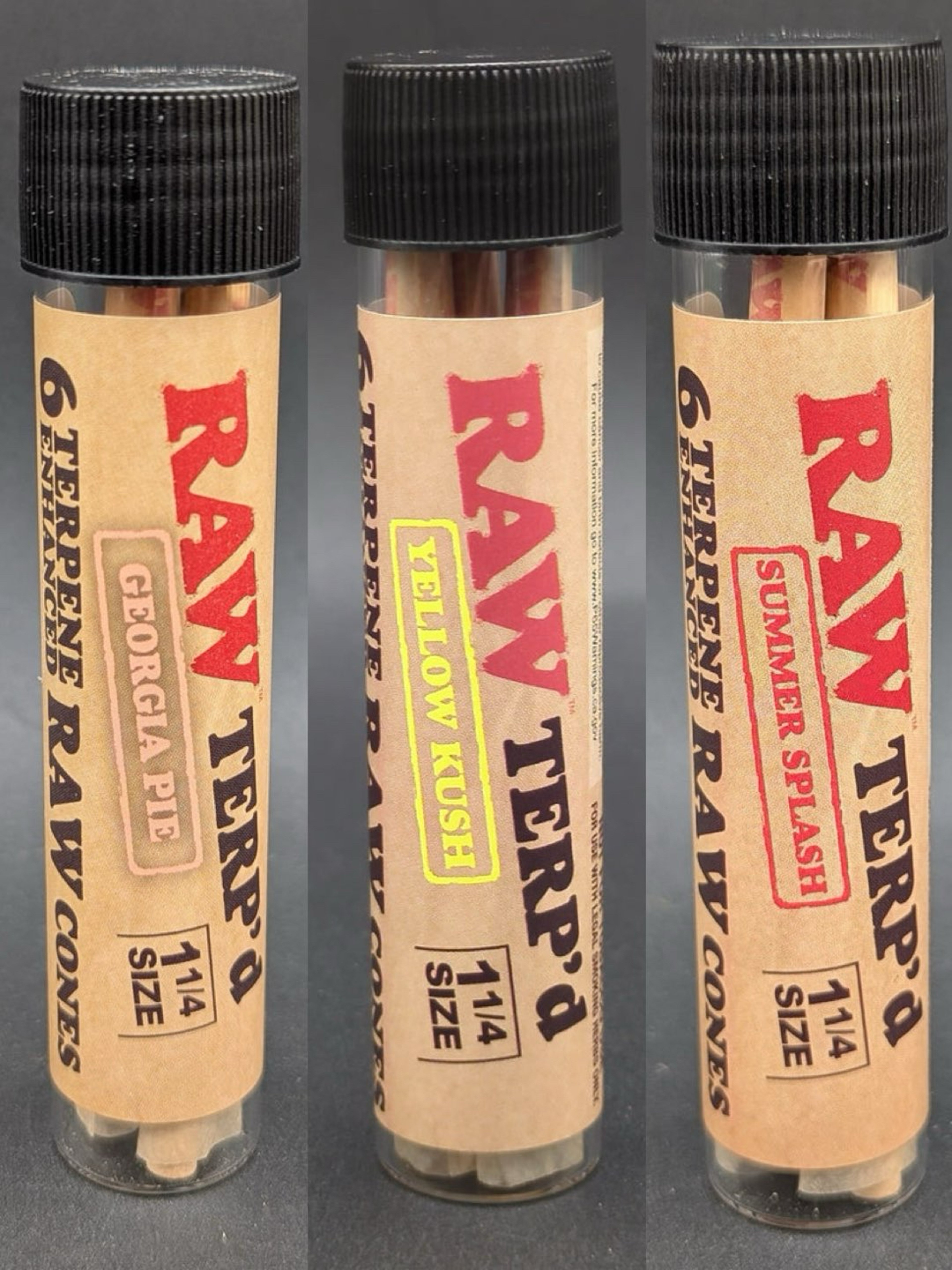 RAW TERP'D CONES | 1 1/4 | 6PC image 0