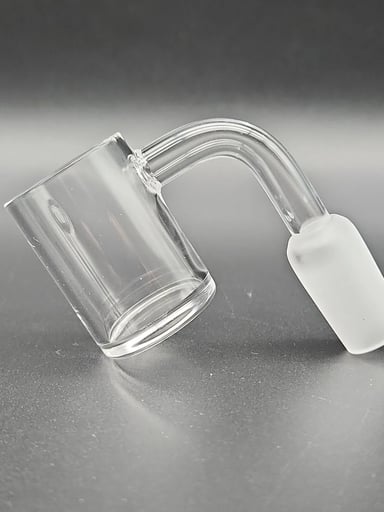 Preview pic of XL FLAT TOP BUCKET BANGER 14MM MALE - FROSTED