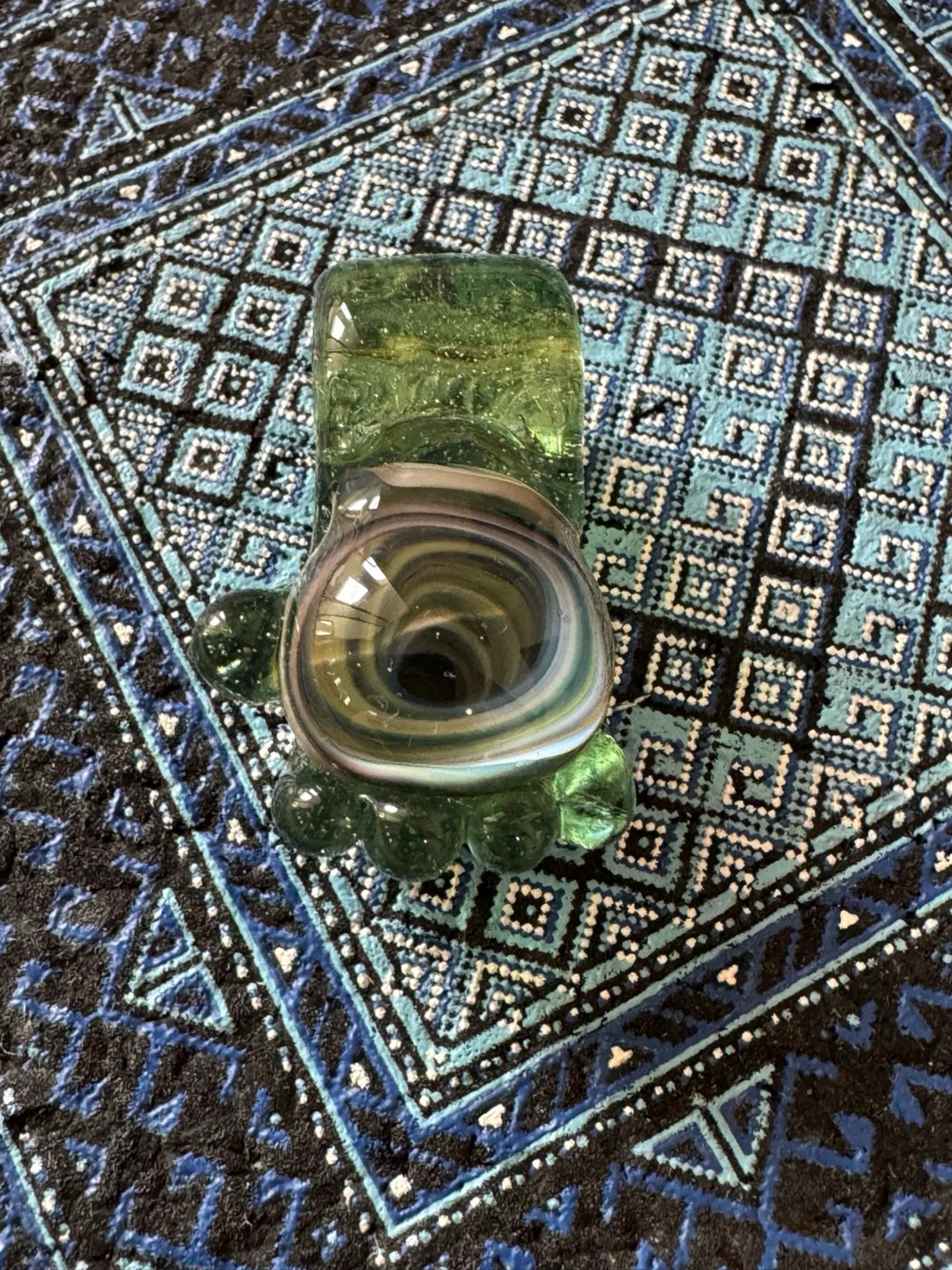 Preview pic of Infinate Black Hole in Hand Borosilicate Glass Pendan
