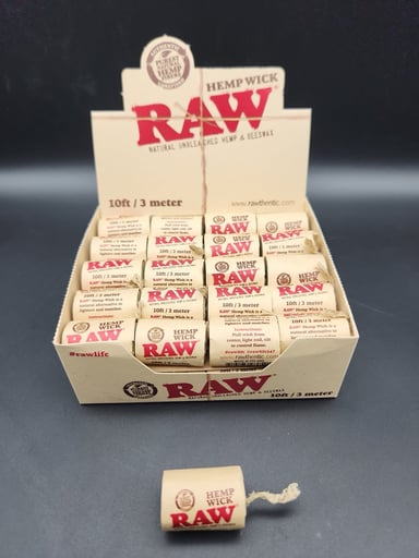 Preview pic of ($2) RAW NATURAL HEMP WICK ROLLS | 10FT EA