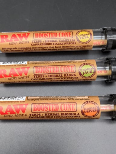 Preview pic of RAW ROCKET BOOSTER TERPENE CONES