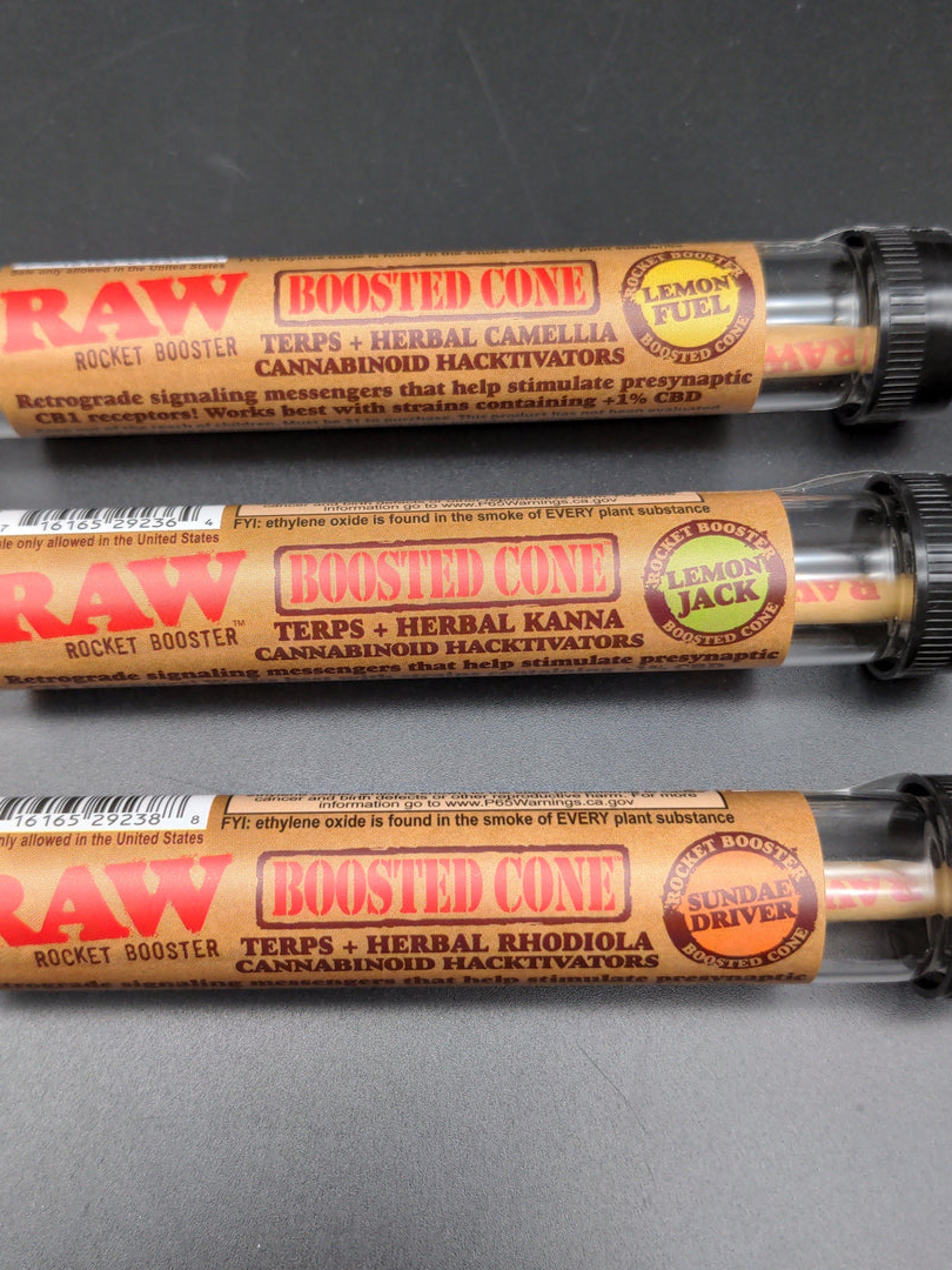 RAW ROCKET BOOSTER TERPENE CONES image 0