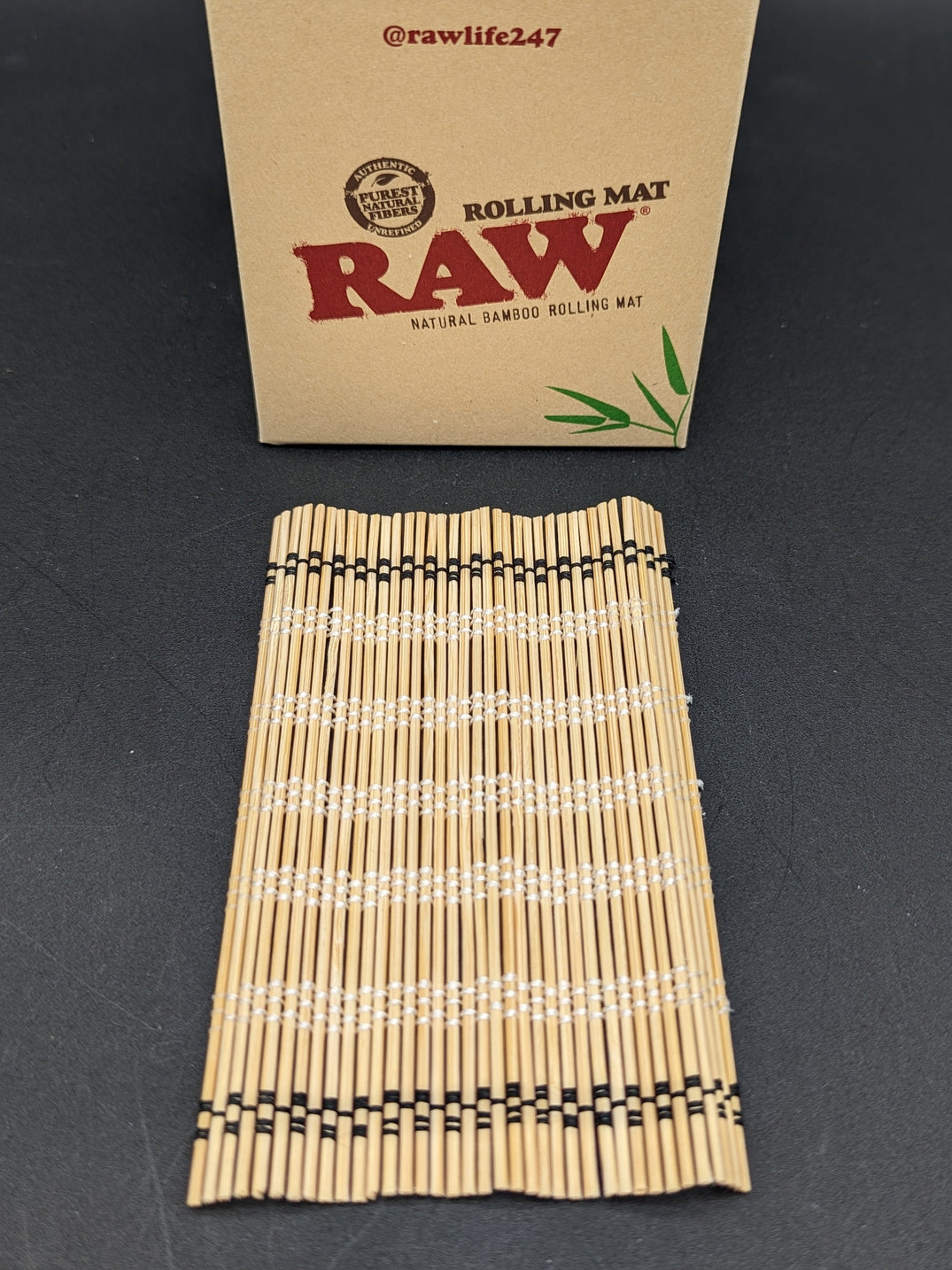 ($2) RAW BAMBOO ROLLING MAT image 0